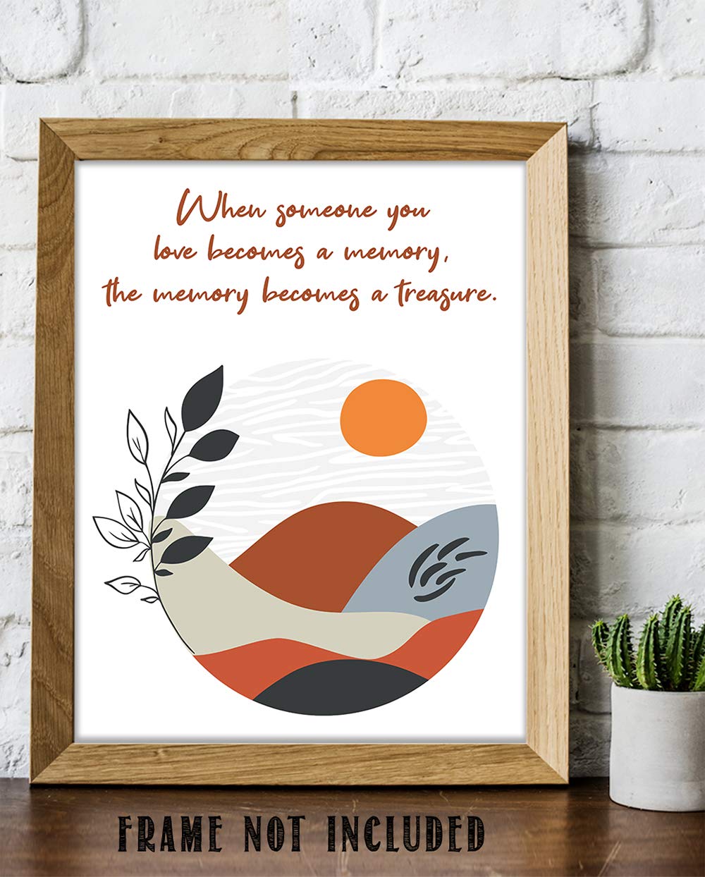 Inspiring Quotes Wall Art - Boho Sun Print 11x14, Motivational & Spiritual Decor for Home & Office