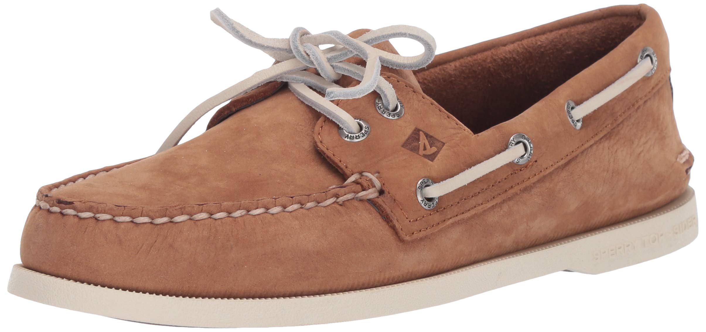Sperry Men's Authentic Original 2-Eye Boat Shoe | Classic Leather Deck Shoes for Men | Non-Slip Boat Shoes for Sailing, Boating & Casual Wear