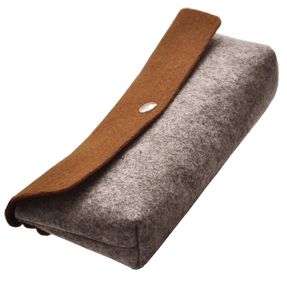 Premium Wool Felt Pen Pouch - Eco-Friendly Pencil Case for School, Office & Travel - Stylish Stationery Organizer for Pens, Pencils & Art Supplies