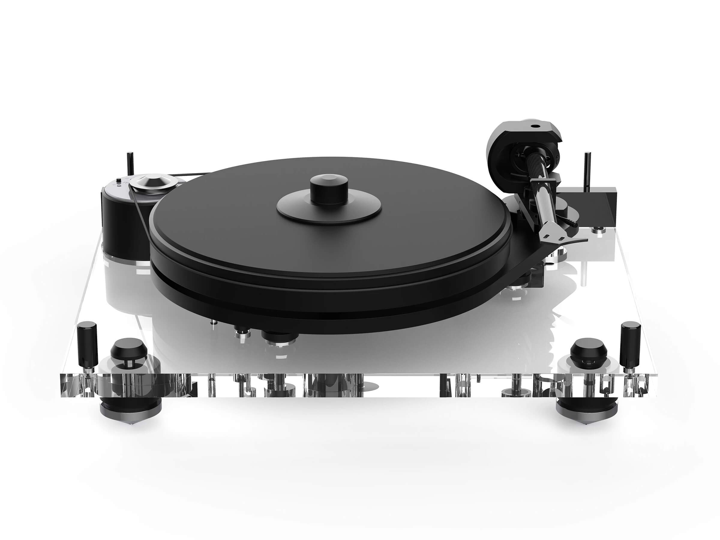 Pro Ject 6PerspeX Balanced Turntable - High-Performance Vinyl Record Player for Audiophiles | Perfect for Home Listening, DJing & Music Production Studios