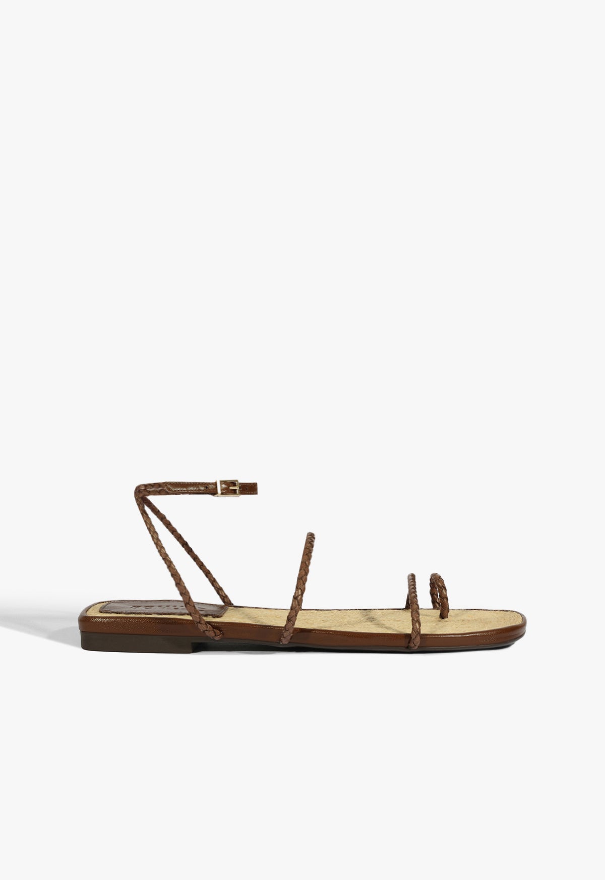 Kaya Brown Leather Flat Sandals for Women - Comfortable Casual Summer Shoes | Perfect for Beach, Vacation & Everyday Wear