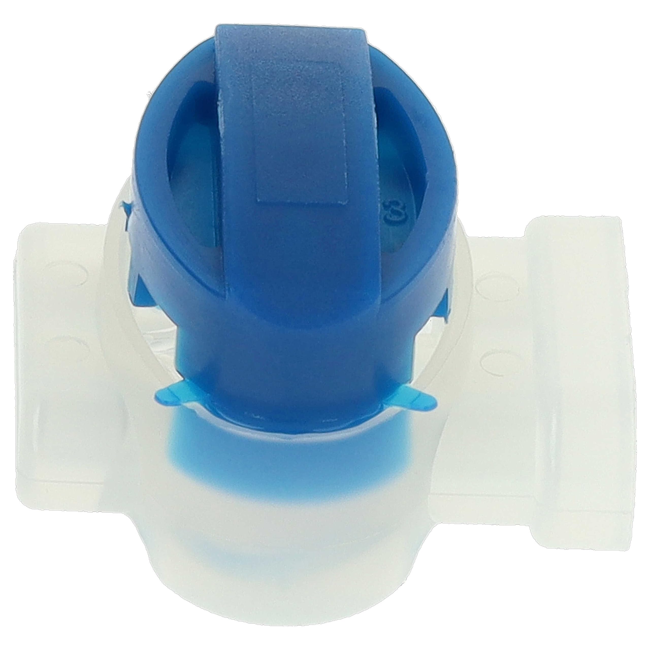 10-Pack VHBW Waterproof Connectors for Kärcher Robotic Lawn Mowers - Transparent/Blue Cable Limiters - Perfect for Garden Maintenance & Smart Lawn Care Systems