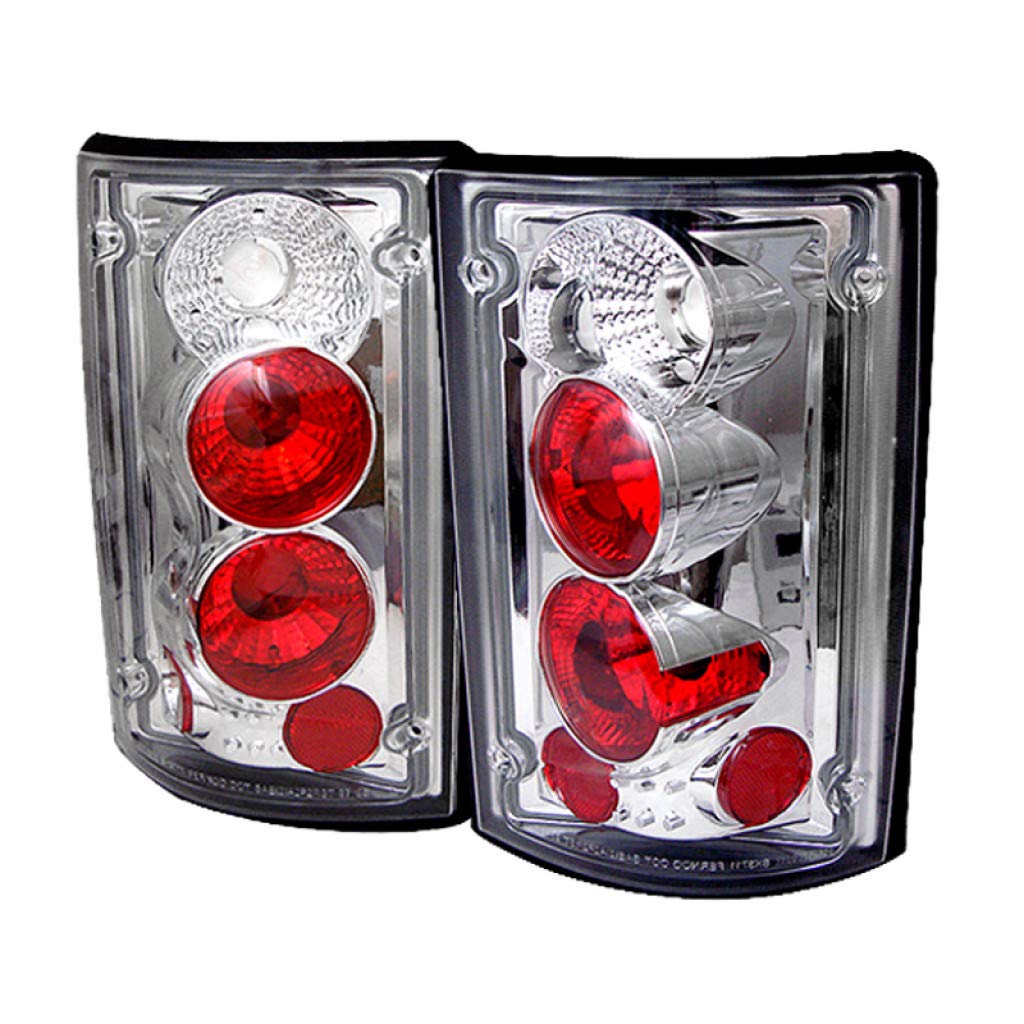Spyder Euro Style Chrome Tail Lights for Ford E-150 E-250 E-350 Econoline 1995-2002 - Pair (Part #5002921) | Upgrade Your Van's Rear Lighting for Enhanced Style & Nighttime Visibility