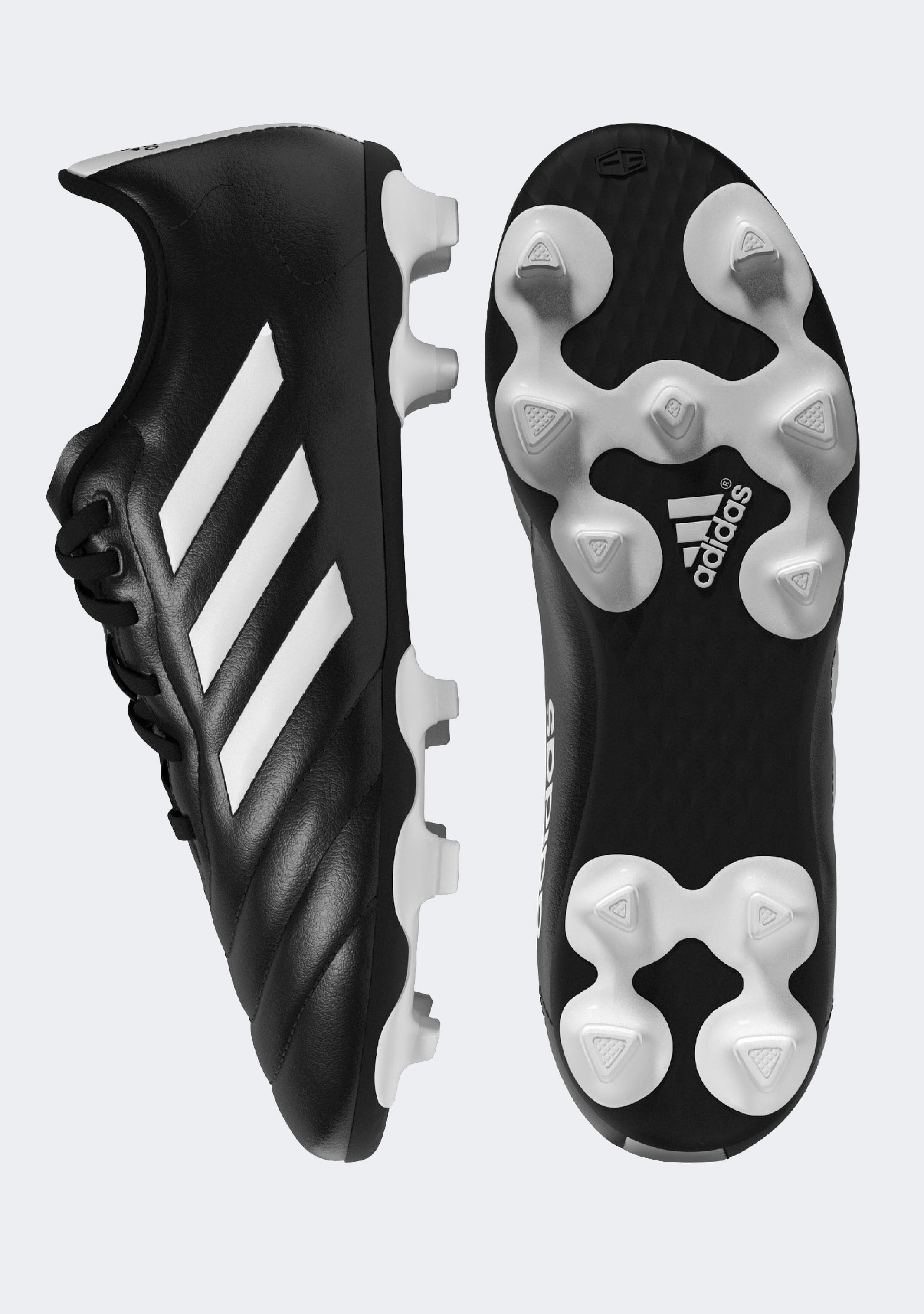 Adidas Junior Goletto VIII FG Soccer Cleats for Boys - Lightweight Firm Ground Football Boots with Synthetic Upper | Perfect for Youth Training & Matches on Natural Grass Fields