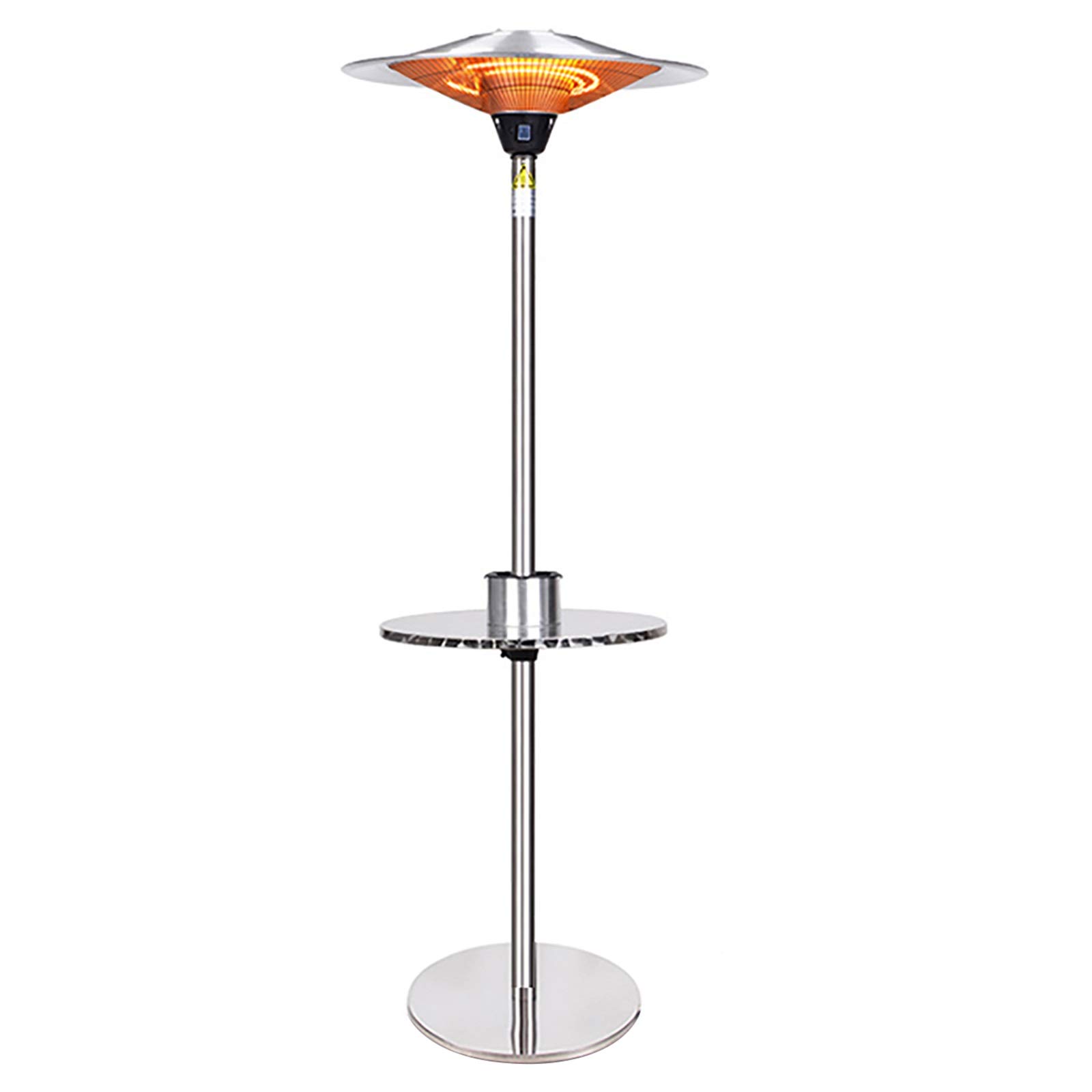 YNAYG 3000W Electric Patio Heater with Infrared Carbon Tube - 3 Adjustable Heat Levels for Outdoor, Courtyard, Garage - Portable Space Heater for Backyard, Deck, and Winter Gatherings