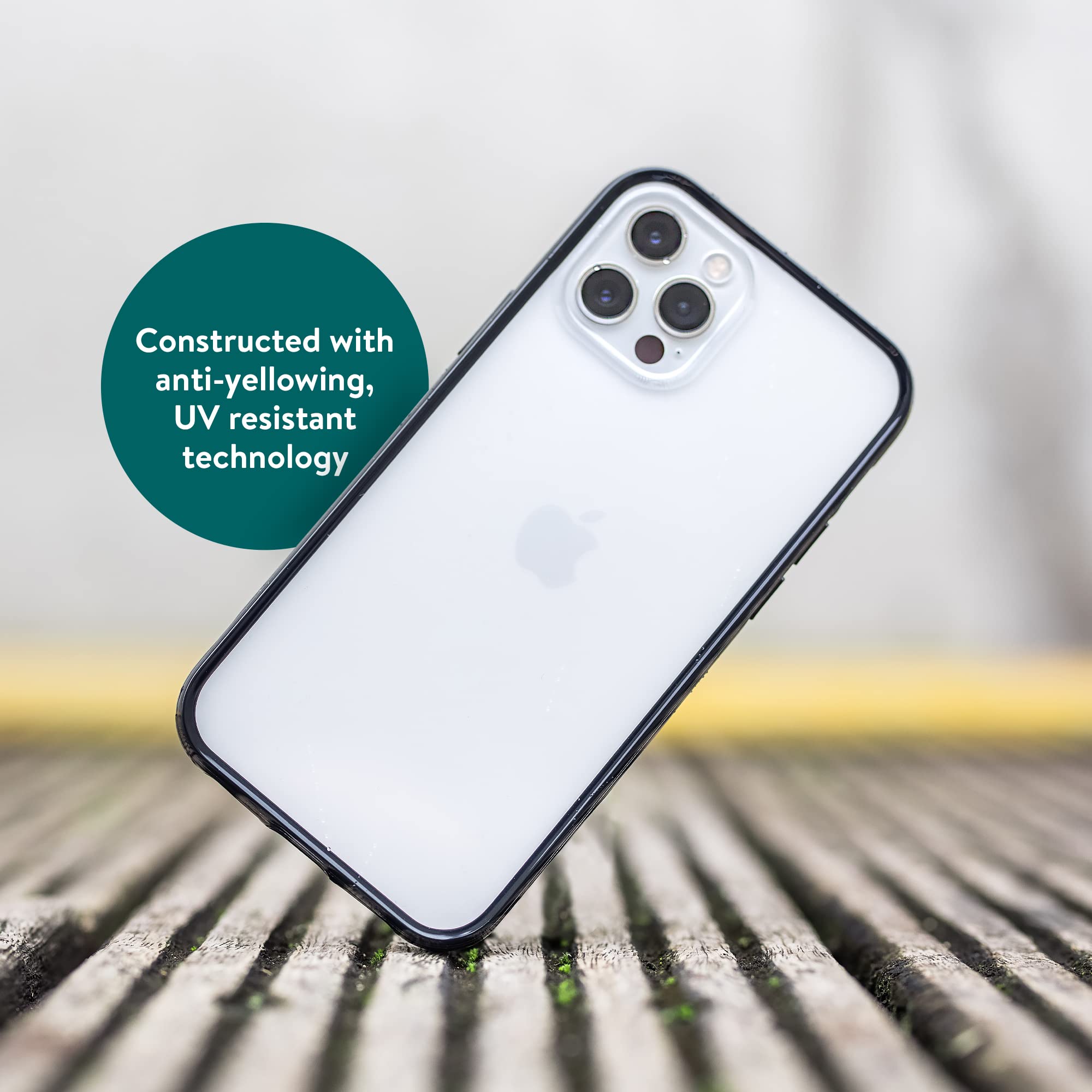 Mous Clear iPhone 13 Pro Max Case - Crystal Clear Slim Protective Cover with Scratch Resistant & Shockproof Design - Perfect for Everyday Use, Travel, and Outdoor Activities