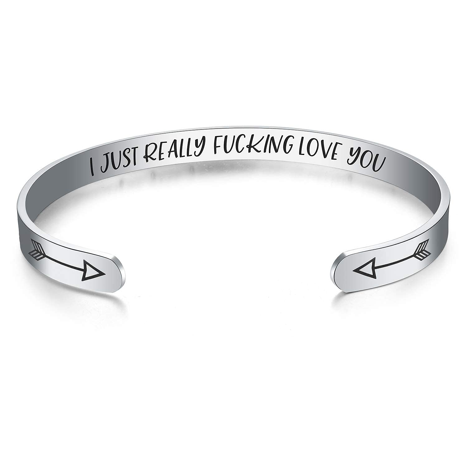 Inspirational Stainless Steel Bracelet - Personalized Engraved Friendship Bracelet for Women, Men, Girls & Boys - Thoughtful Birthday Gift for Friends - Perfect for Daily Wear, Special Occasions & Meaningful Gifts