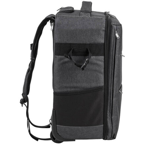 CB17 Rolling Backpack Case - Durable Laptop Backpack with Wheels for School, Travel & Business - Perfect for Students, Professionals & Commuters