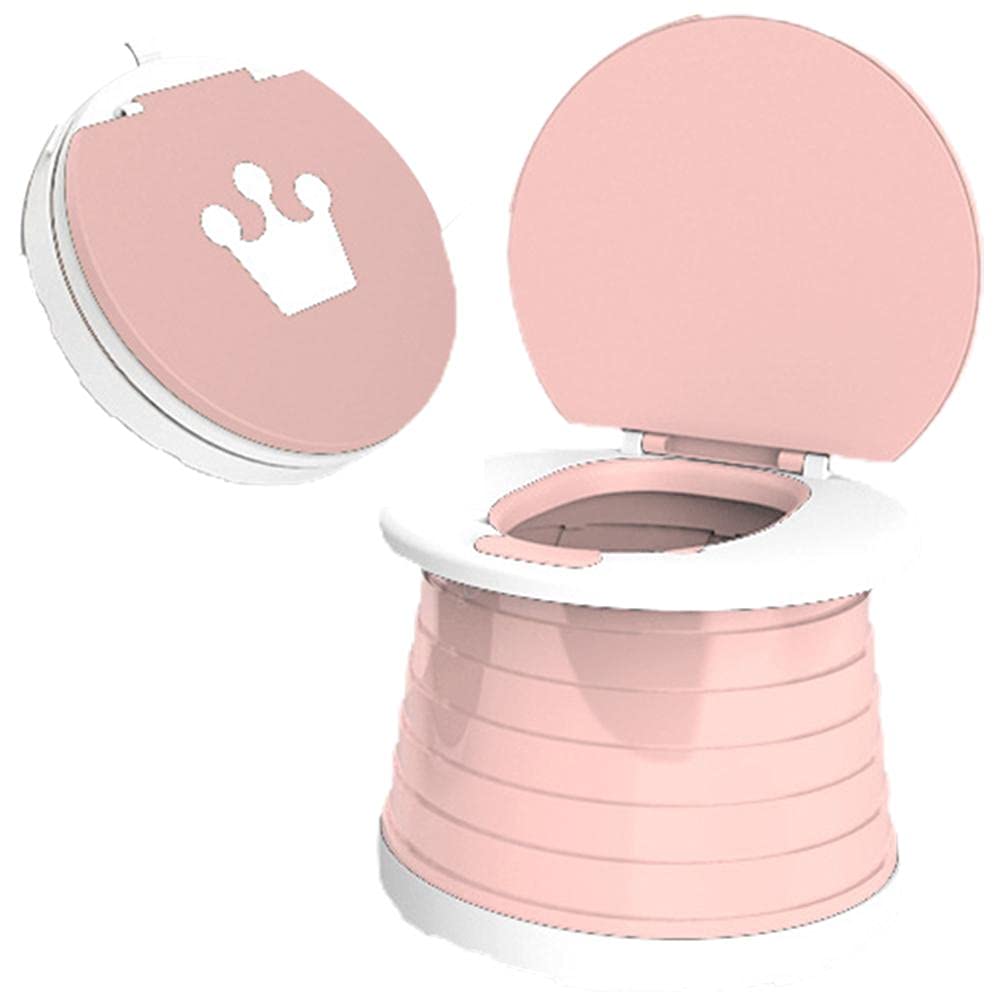 Portable Folding Baby Potty Trainer Toilet - All-in-One Travel Potty Chair for Kids | Collapsible Training Seat for Indoor & Outdoor Use | Perfect for Home, Travel, Camping & Road Trips