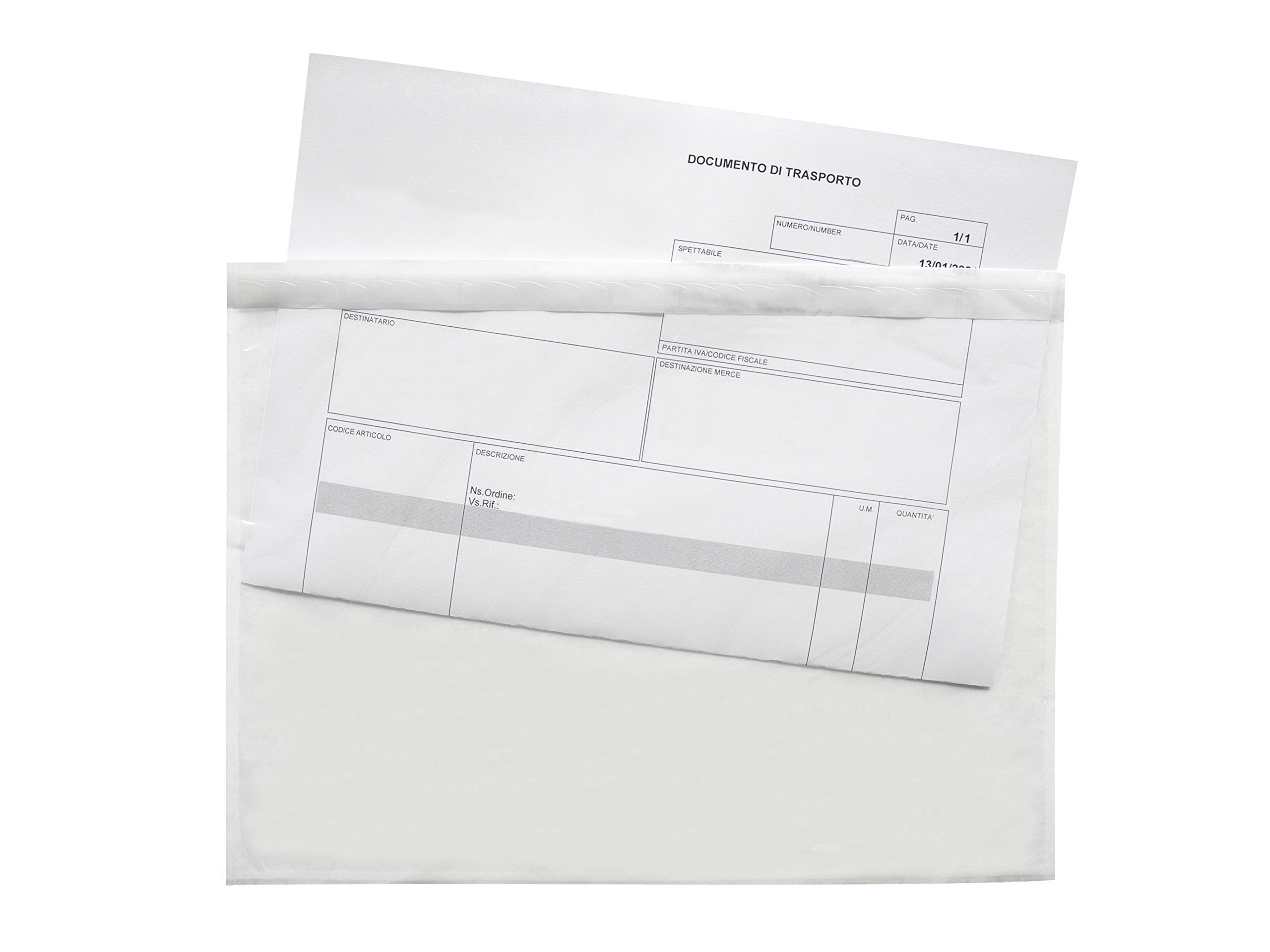 Self-Adhesive Document Envelopes - 500 Pack of Card Dozio Envelopes for Mailing, Organizing & Storing Business Documents, Letters & Files