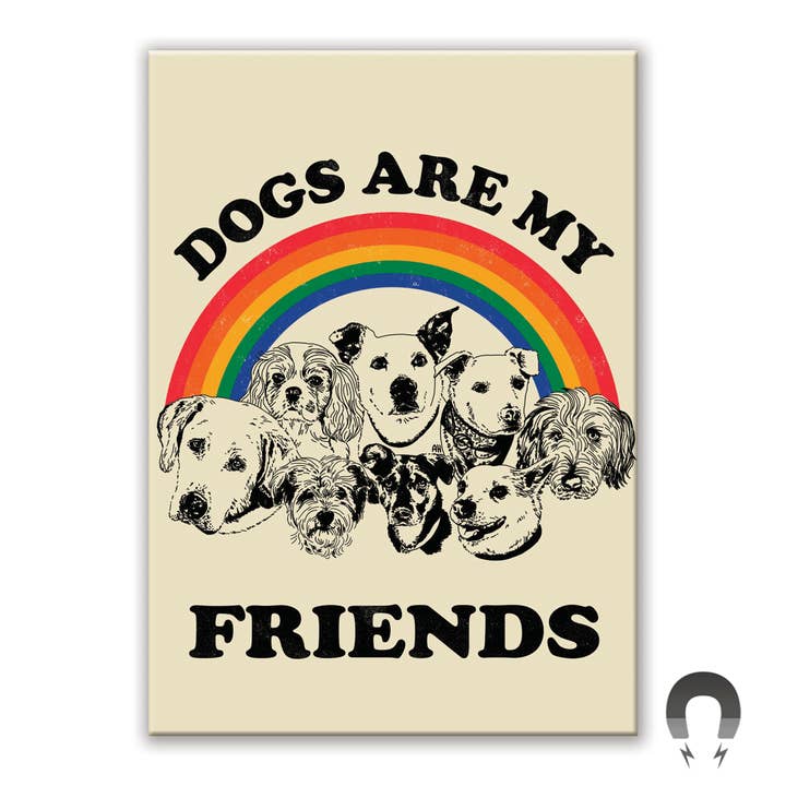 Funny Dog Lover Fridge Magnet - Cute & Strong Magnetic Decor for Kitchen, Office, or Gifts - Perfect for Pet Owners & Animal Lovers