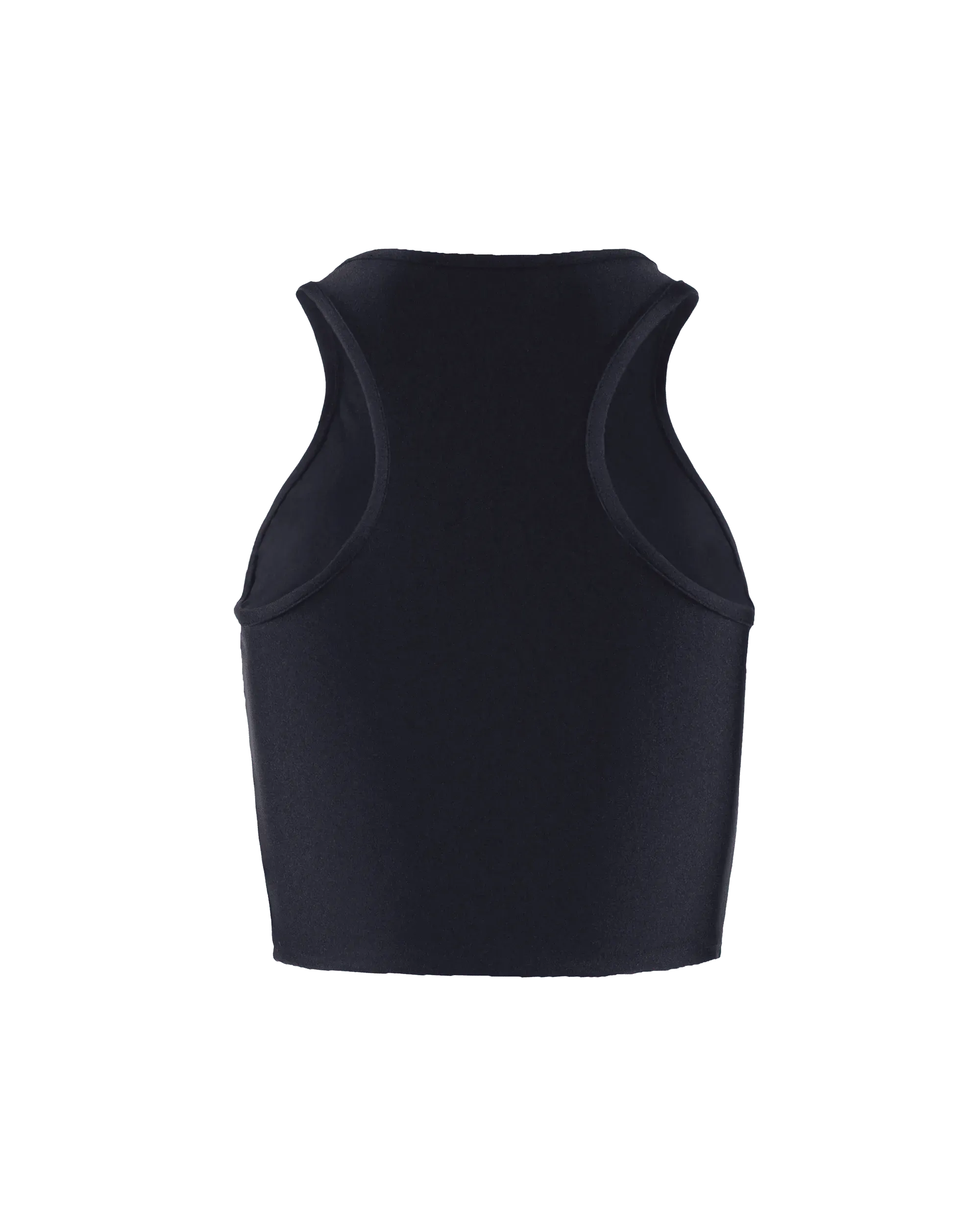 Cropped Patch Logo Tank Top for Women - Trendy Summer Sleeveless Shirt - Casual Streetwear & Gym Outfit