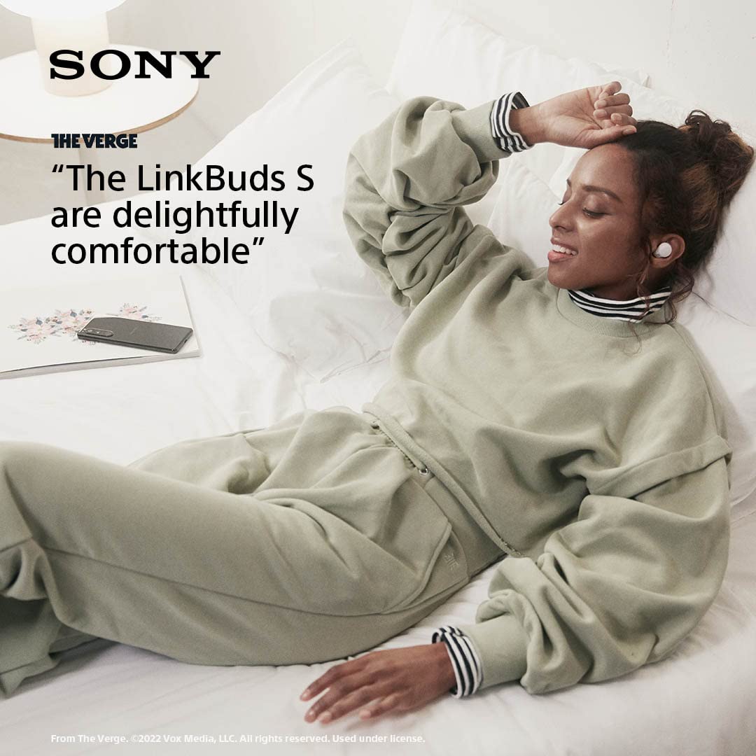 Sony LinkBuds S Truly Wireless Noise Canceling Earbuds with Alexa Built-in, Bluetooth 5.2 Headphones for iPhone & Android - Perfect for Commuting, Workouts & Travel (Black)