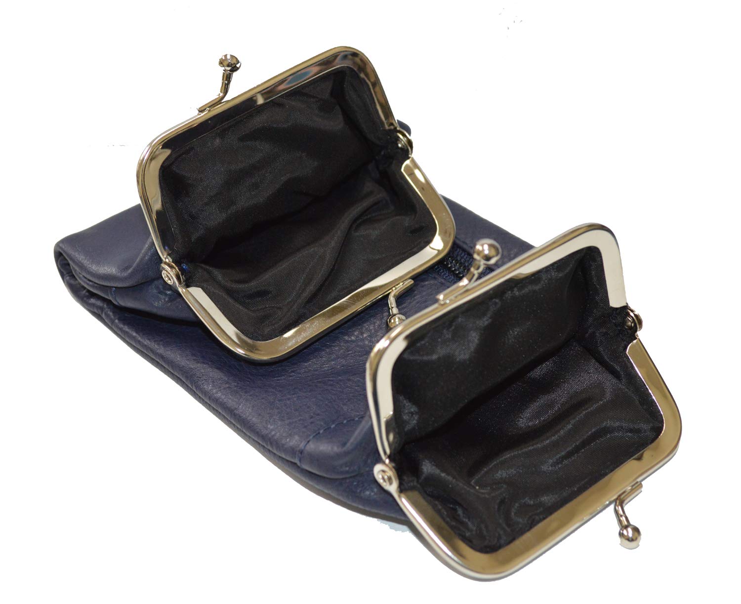 Genuine Leather Cigarette & Lighter Holder Case with Secure Twist Clasp - Premium Blue Leatherboss - Perfect for Travel, Outdoor Adventures & Everyday Carry