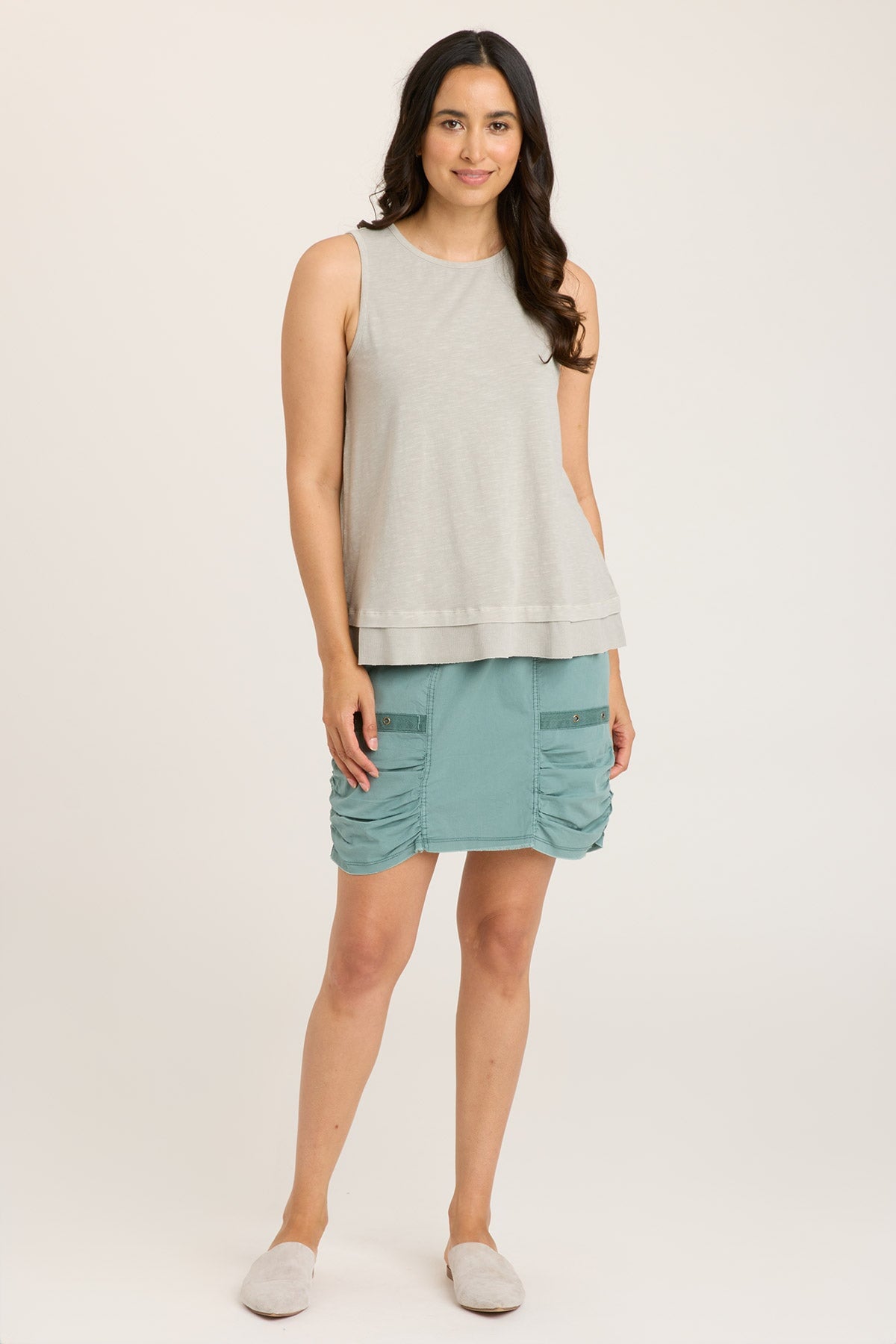 Leland Skirt 2.0 - Women's High Waist A-Line Skirt with Pockets | Comfortable Stretchy Fabric for Work, Office & Casual Wear | Perfect for Business, Date Night & Everyday Outfits