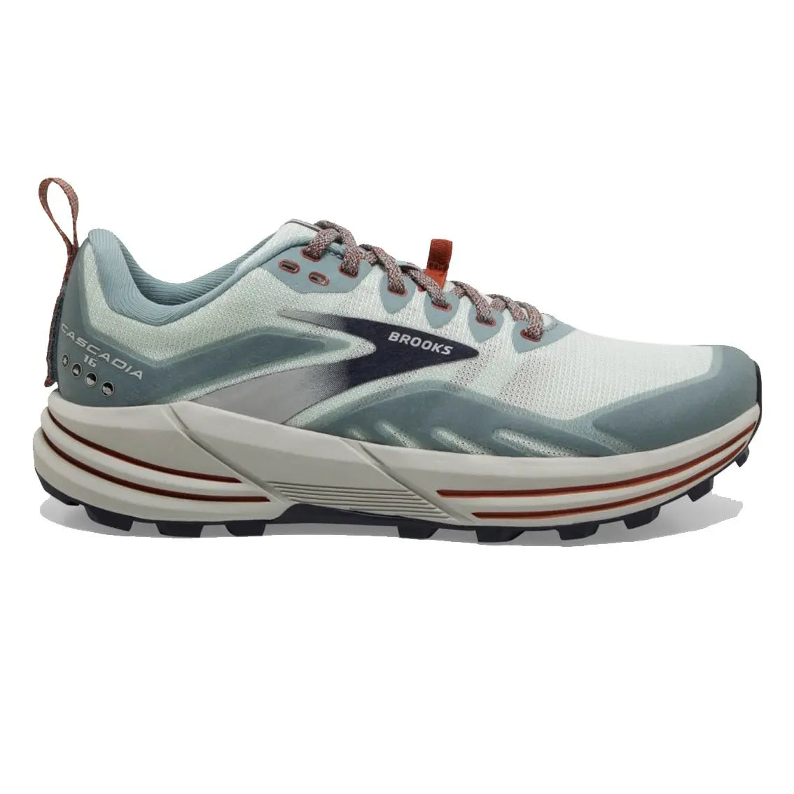 Women's Brooks Cascadia 16 Trail Running Shoes - Aqua/Tourmaline/Rooibos Color | Lightweight & Durable for Hiking, Jogging & Outdoor Adventures