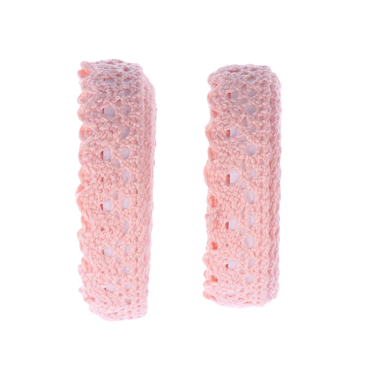 HEALLILY Washi Tape - Lace Pattern Self-Adhesive Masking Tape for DIY Scrapbooking, Journaling, Card Making & Gift Wrapping - 2pcs Pink Decorative Sticker Tape - Perfect for Bullet Journals, Planners & Home Decor