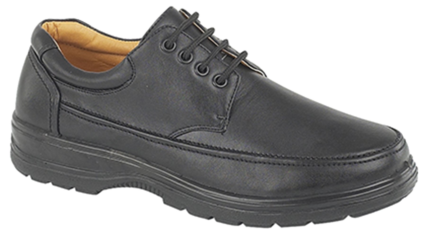Men's Black Faux Leather Apron Shoes - Waterproof Kitchen & BBQ Cooking Shoes for Chefs, Butchers & Grill Masters