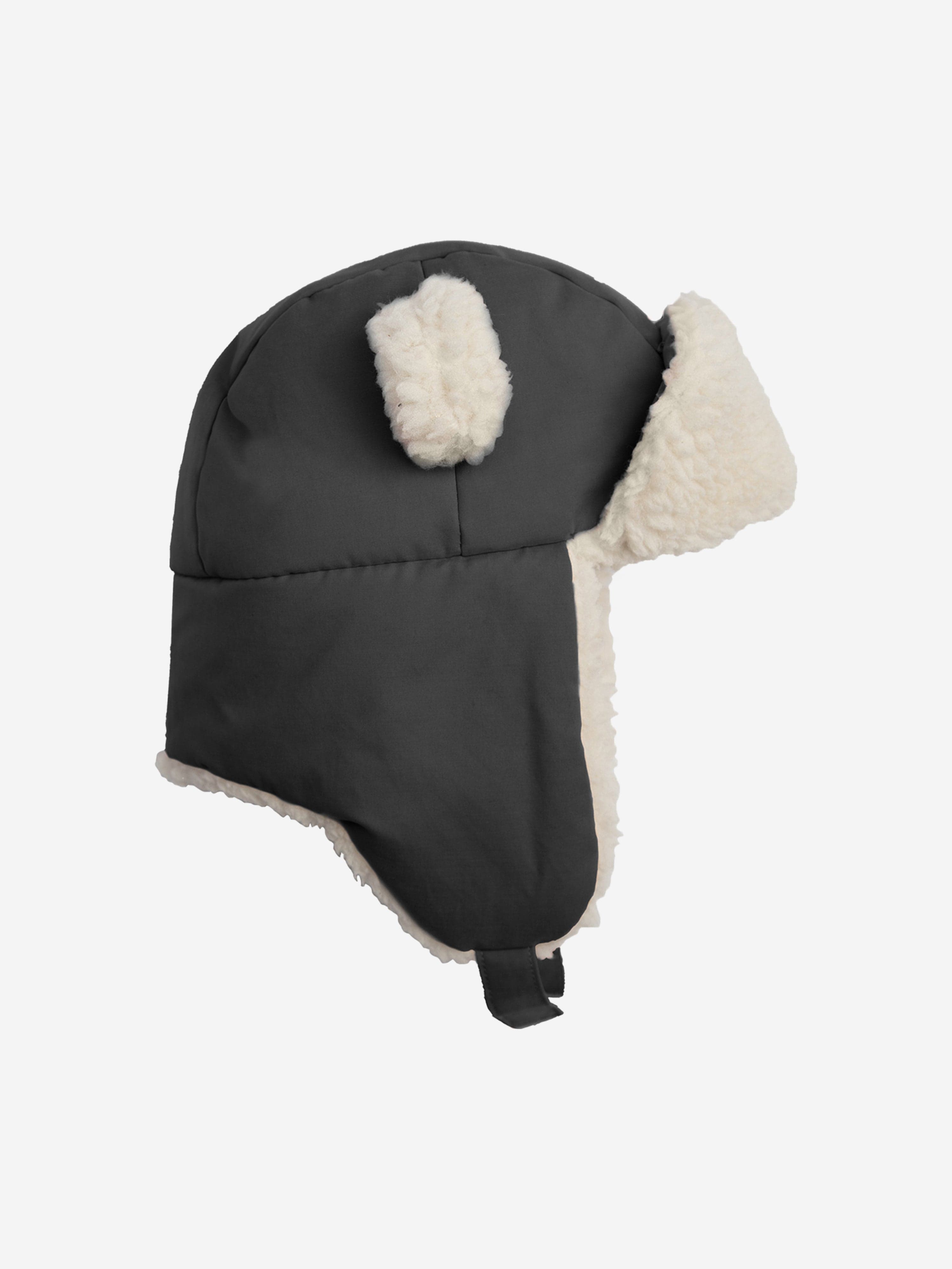 7AM Enfant Baby Boys The Cub Set - Benzi Mittens & Hat with Ears in Grey - Warm Winter Accessories for Newborns & Toddlers - Perfect for Outdoor Play & Cold Weather