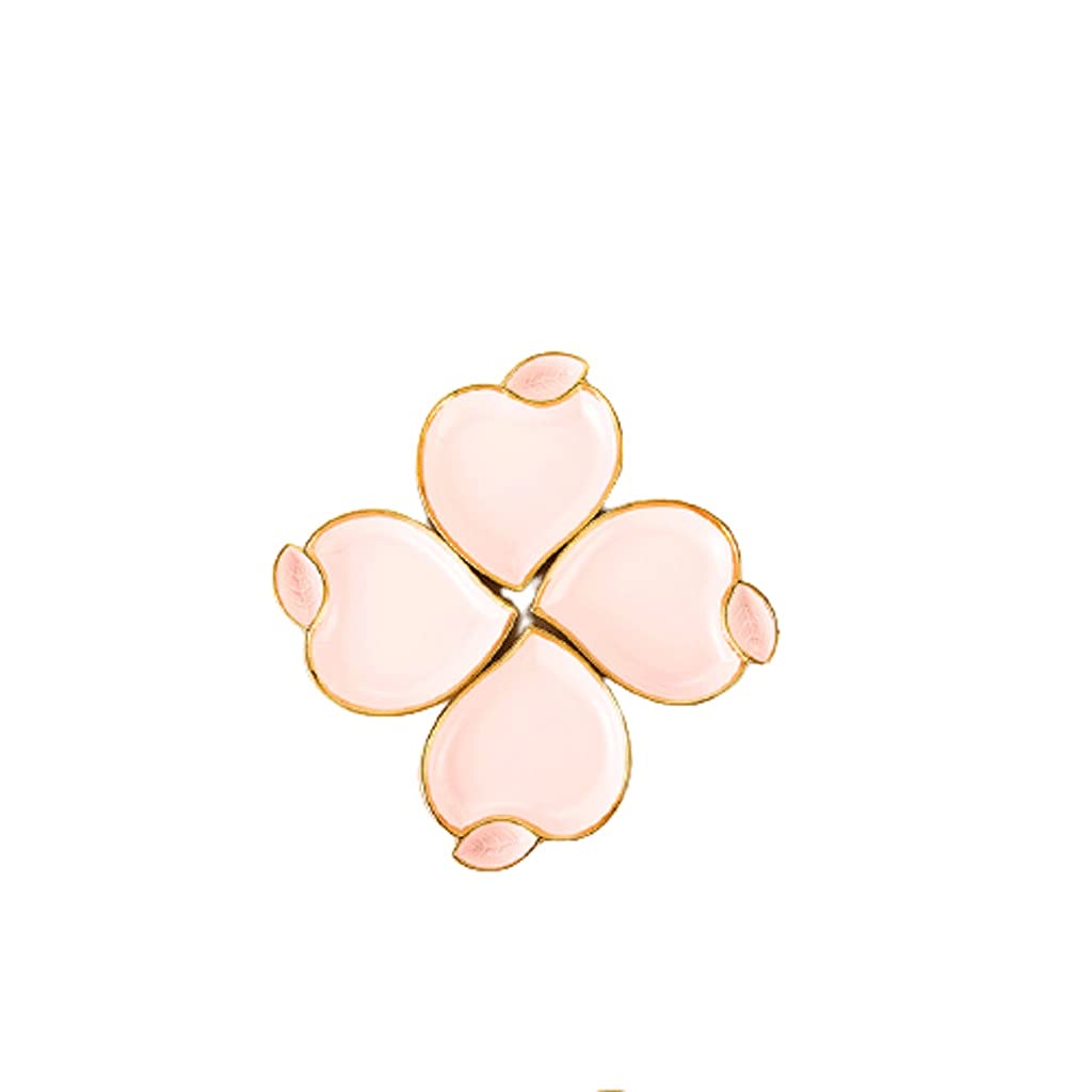 Pink Heart-Shaped Ceramic Dinner Plates Set of 4 - 20x24.5x3.5cm Kitchen Plates for Dips, Pasta, Dessert, Soup & Fruit - Perfect for Valentine's Day, Romantic Dinners & Gift Giving