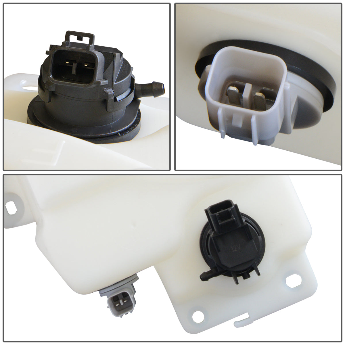 05-08 Mazda 6 Windshield Washer Reservoir Tank with Level Sensor & Fluid Pump - Replacement Part for Mazda 6 Sedan - Perfect for Windshield Cleaning & Maintenance