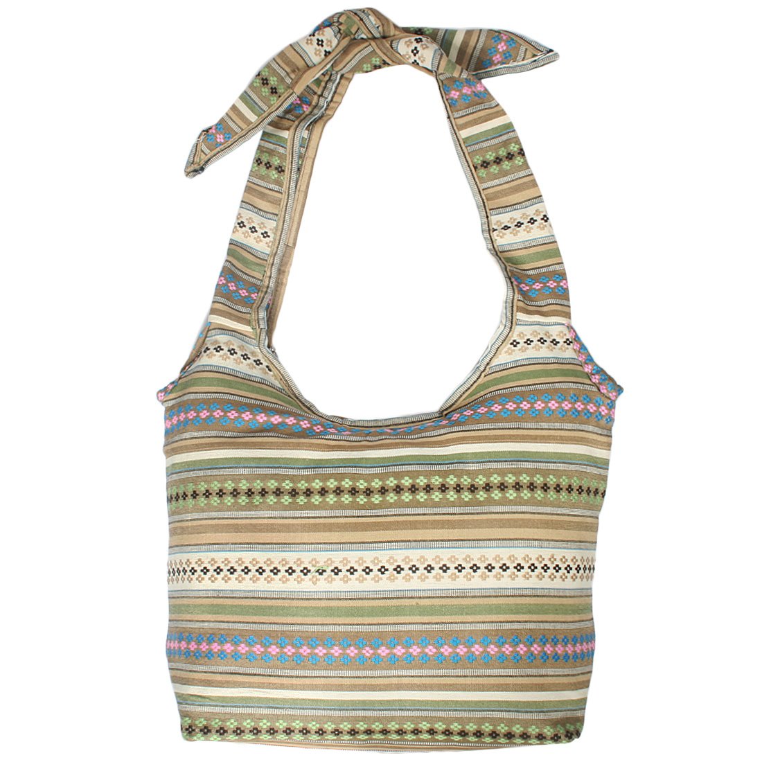 Kilofly Large Bohemian Hippie Crossbody Shoulder Bag with Adjustable Strap - Perfect for Music Festivals, Beach Outings & Boho Fashion