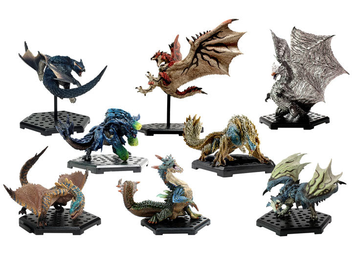 Capcom Figure Builder Monster Hunter Plus 20th Anniversary Best Selection Vol. 1 - Set of 8 Trading Figures | Collectible Action Figures for Gamers & Anime Fans | Perfect for Display, Gifts & Monster Hunter Collections
