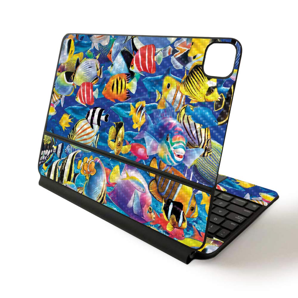 MightySkins Vinyl Skin Cover for Apple Magic Keyboard iPad Pro 11-inch (2020) - Sushi Design | Protective, Durable Decal Wrap | Perfect for Work, Travel & Personalization