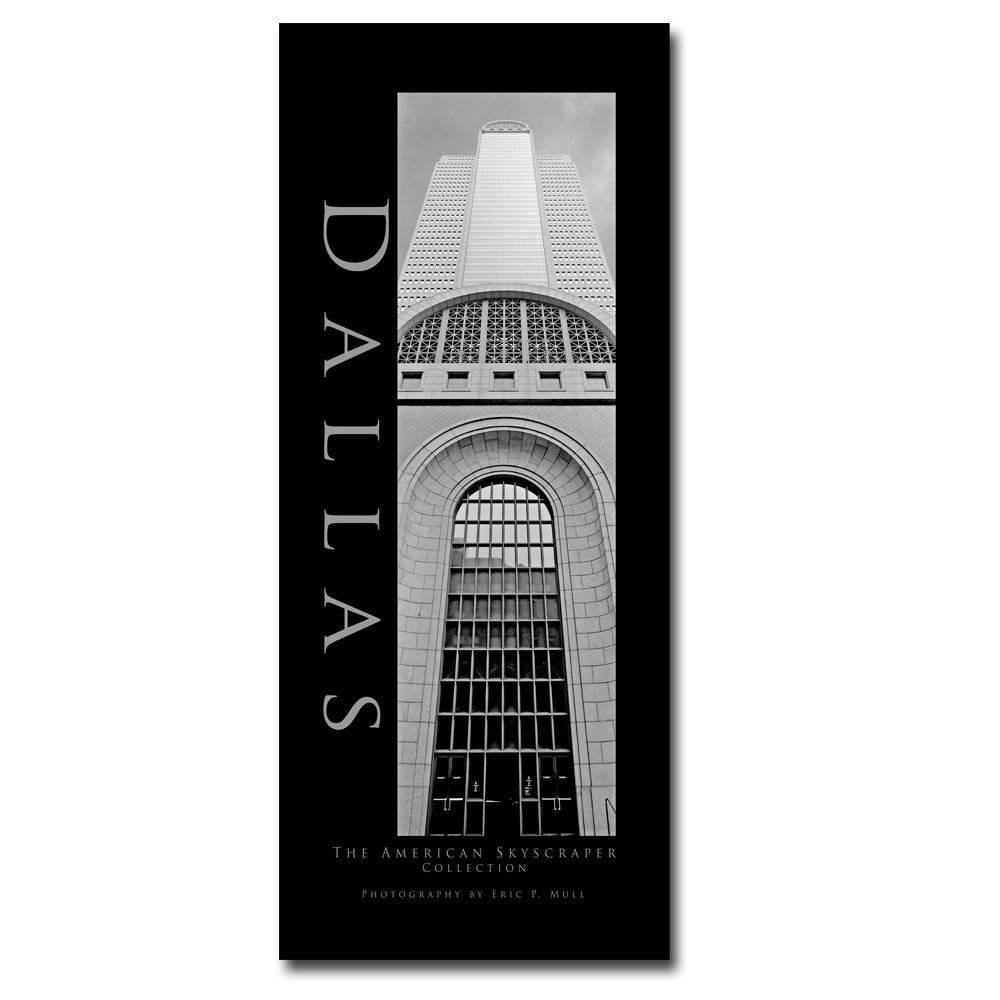Preston Dallas Canvas Art - 14x32 Inch Trademark Fine Art Wall Decor for Living Room, Bedroom & Office