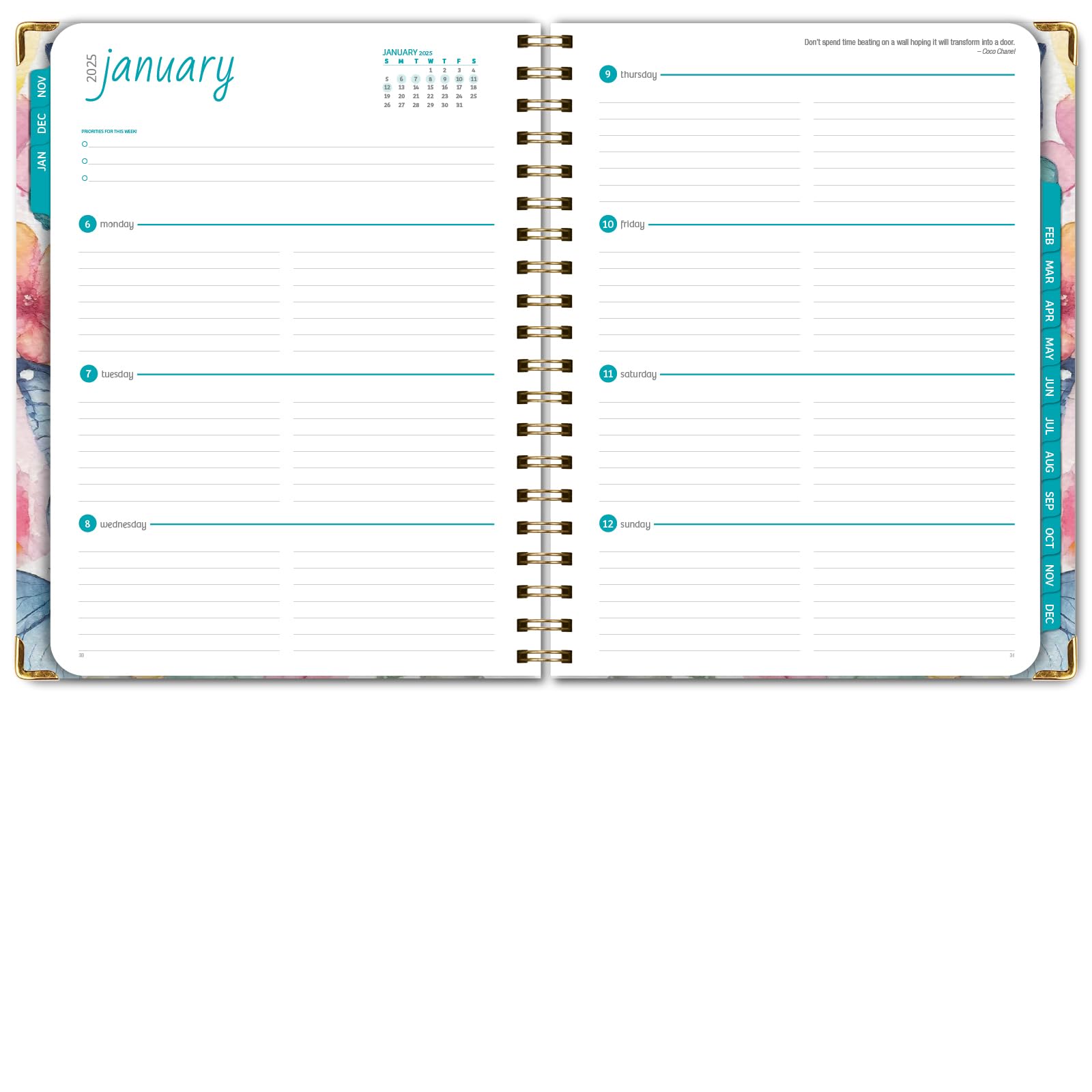 2025 Hardcover Planner 8.5