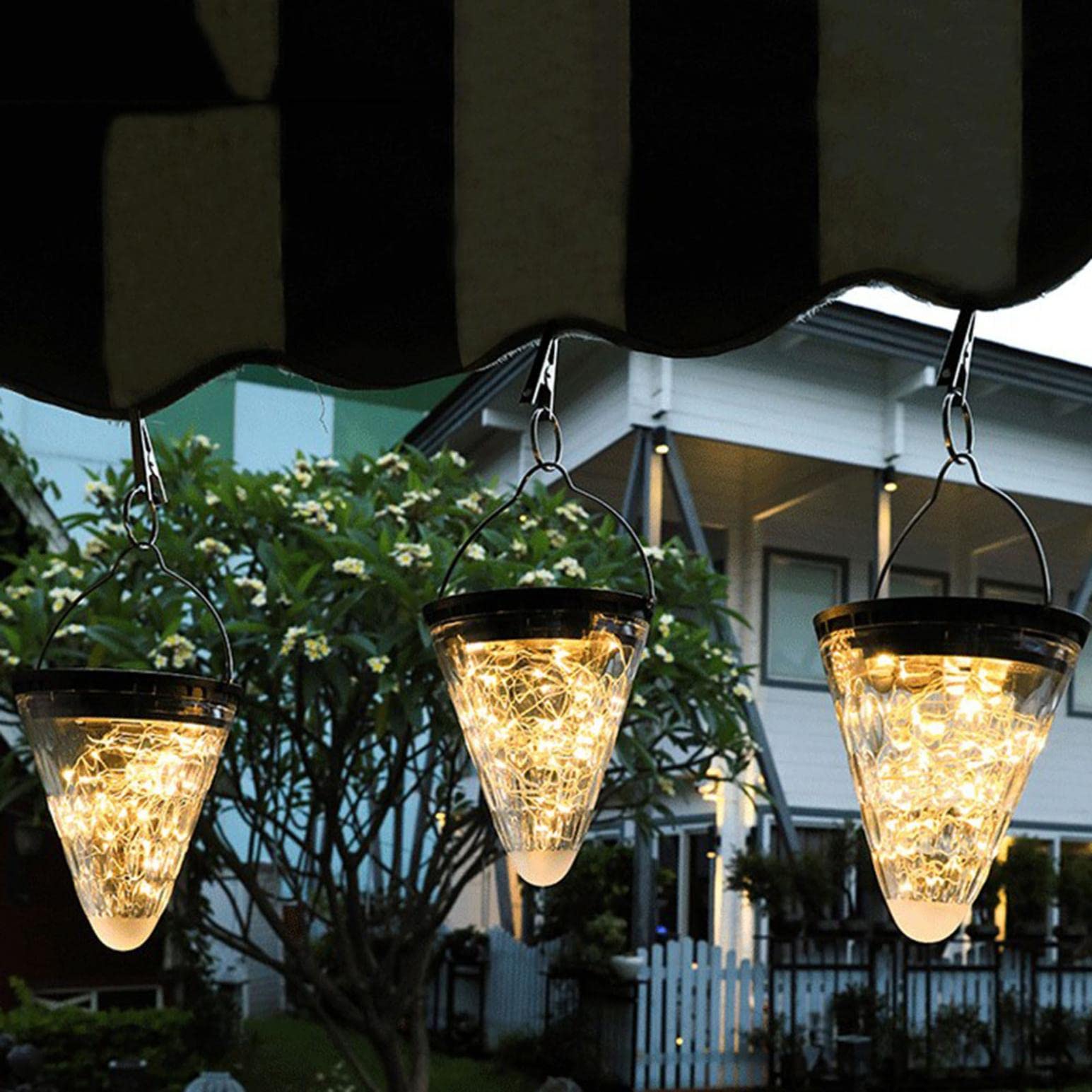 Outdoor Solar Tulip Lights - Waterproof LED Garden Stake Lights for Patio, Lawn, Yard, Walkway & Pathway Decor | Spring & Summer Outdoor Decoration | Perfect for Garden, Backyard, Wedding & Party Decorations
