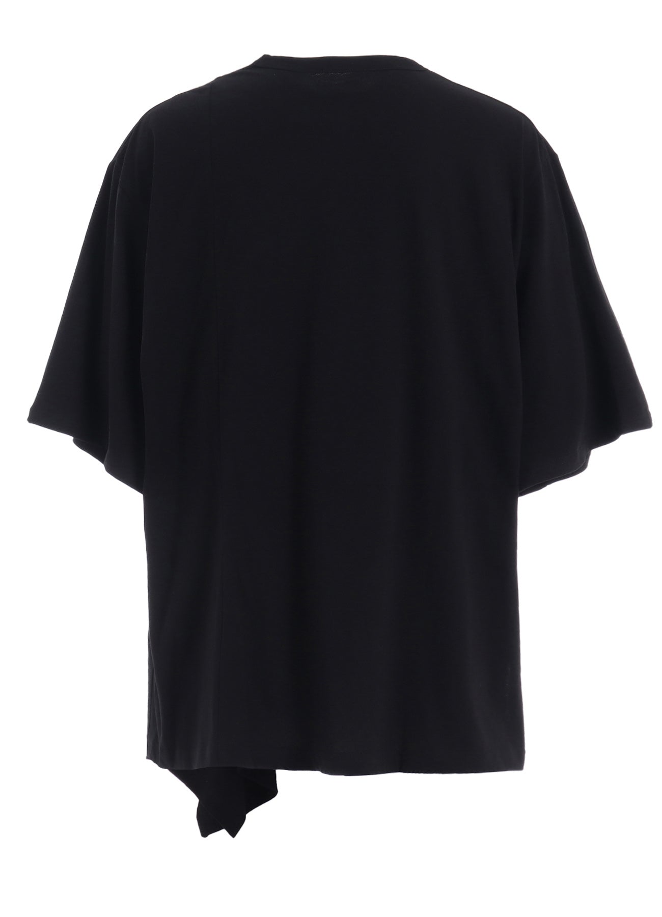 Soft Cotton Jersey Fabric Switch H/S Draped T-Shirt for Women - Comfortable Casual Wear for Everyday Outfits and Layering