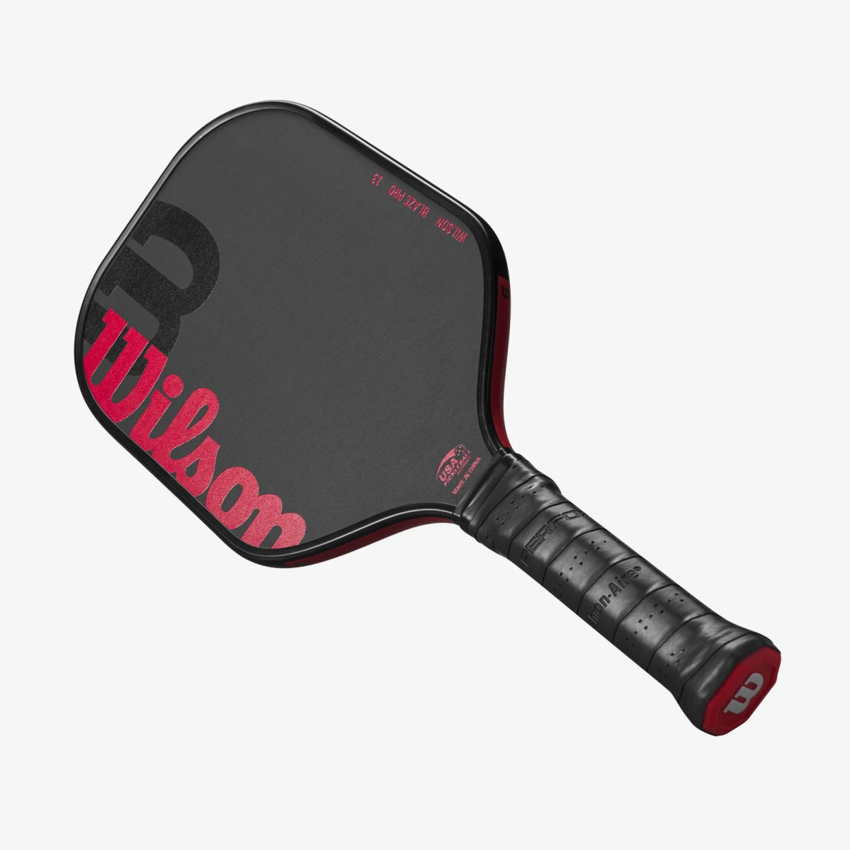 Wilson Blaze PRO 13 Pickleball Paddle - Premium Carbon Fiber Face with Cushion Grip | Black/Red Color | Perfect for Competitive Play & Outdoor Recreation