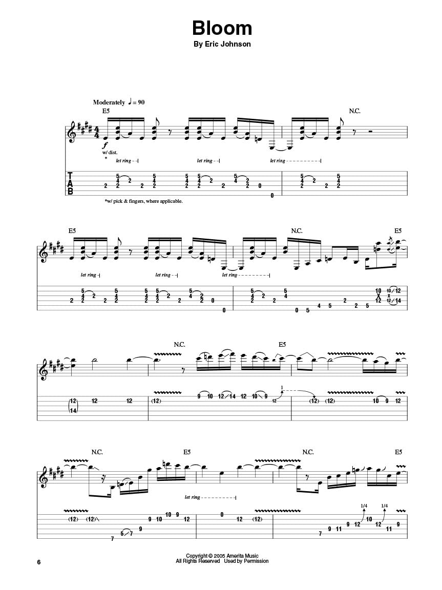 Eric Johnson Guitar Play-Along Volume 118 Book with Online Audio - Hal Leonard Guitar Play-Along Series - Perfect for Guitar Practice, Lessons & Jam Sessions