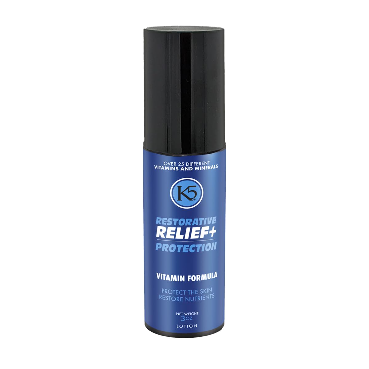 K5 Restorative Relief+ Protection Anti-Aging Moisturizing Cream - Vitamin Enriched with Collagen & Niacinamide - Made in USA - 3oz - Perfect for Daily Skincare Routine & Nighttime Hydration