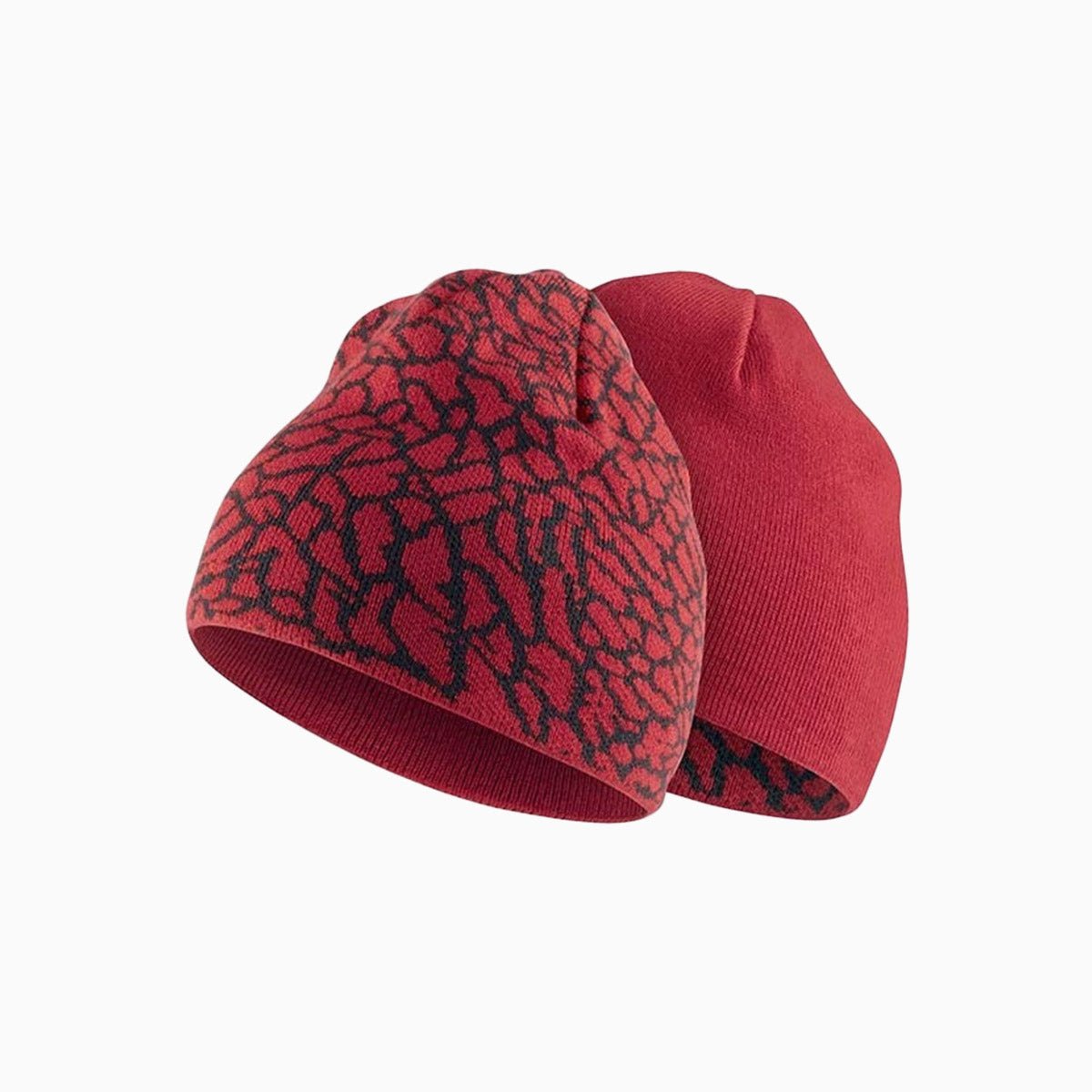 Reversible Beanie Hat for Men & Women - Warm Winter Knit Hat with Fleece Lining - Unisex Skull Cap for Outdoor Activities, Hiking, and Cold Weather