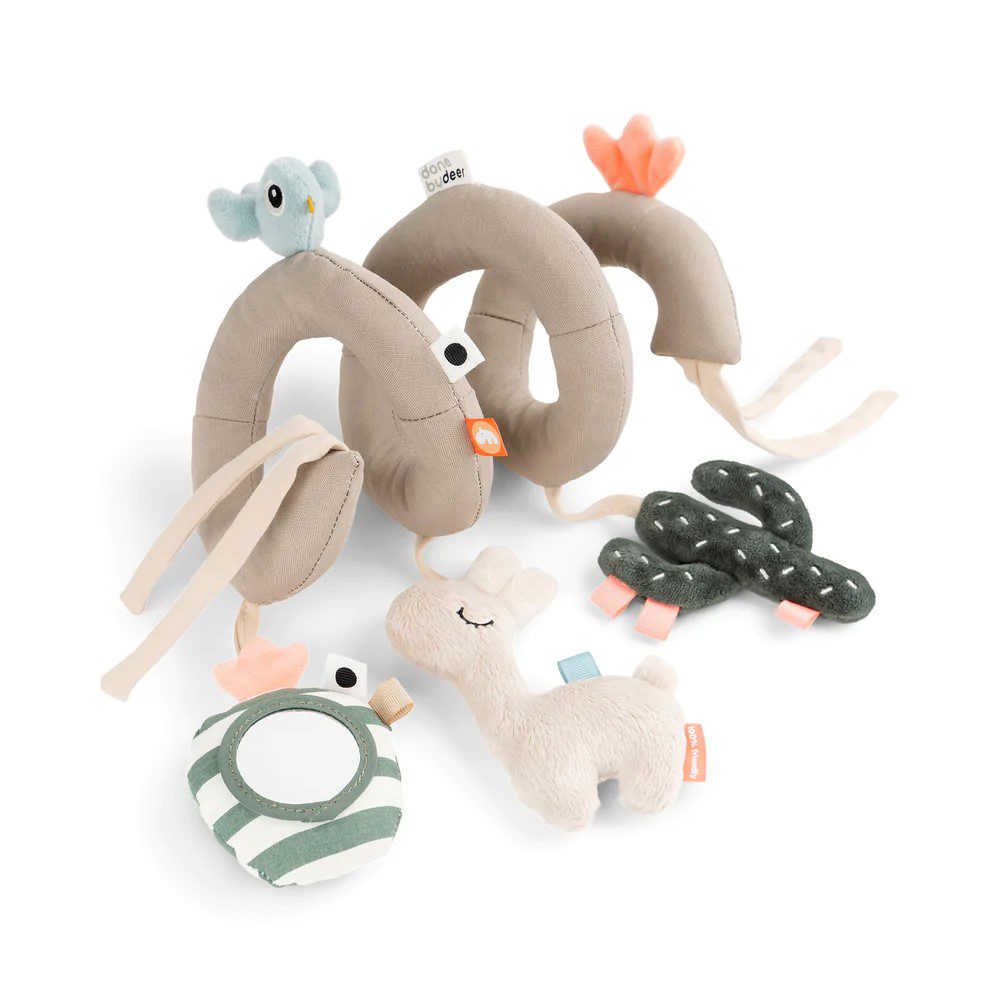 Done by Deer Lalee Activity Spiral Toy - Montessori Sensory Toy for Babies & Toddlers - Perfect for Playtime, Learning & Fine Motor Skill Development