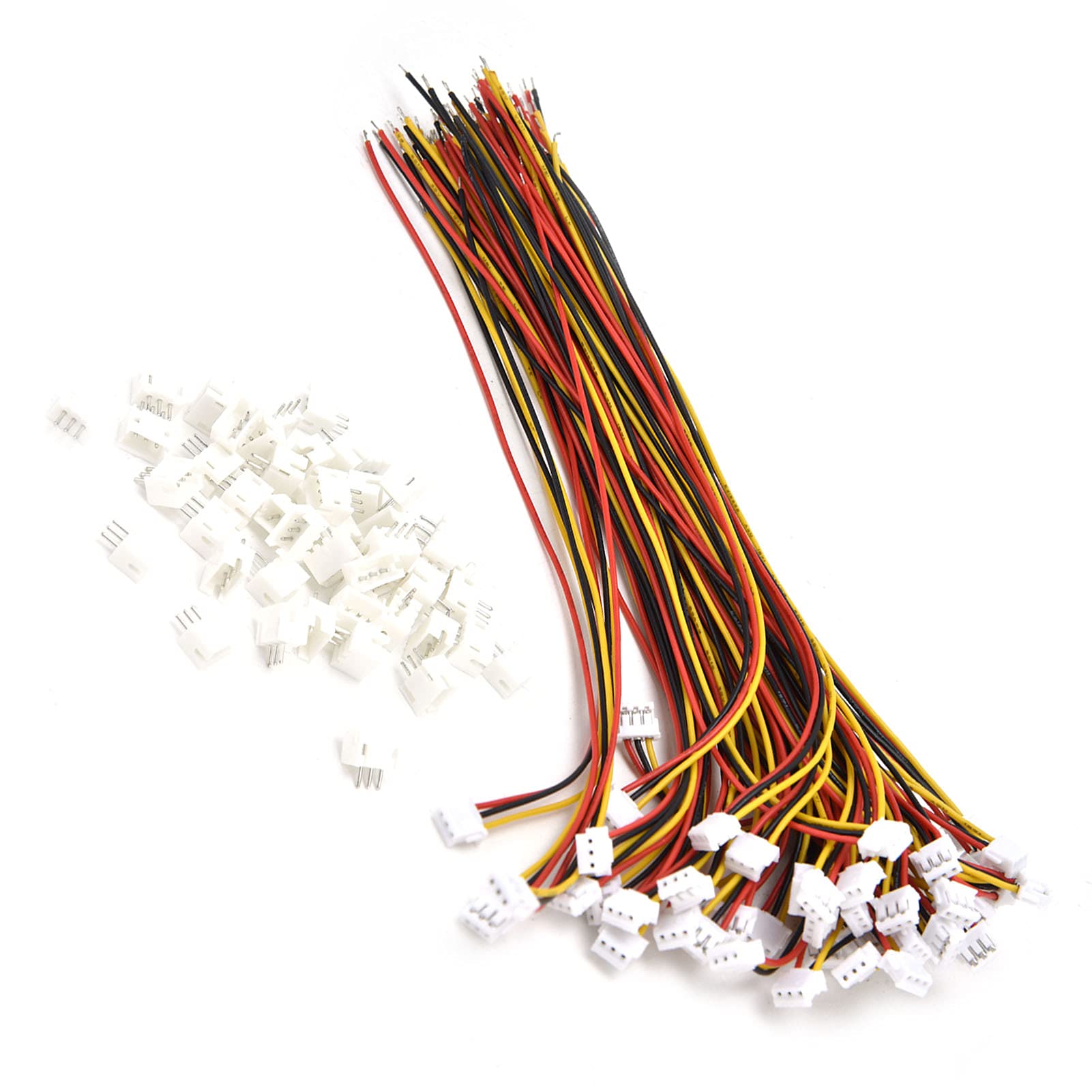 2 Pin & 3 Pin Male Plug Connector 50Pcs - Electrical Auxiliary Materials for Lighting & Robots