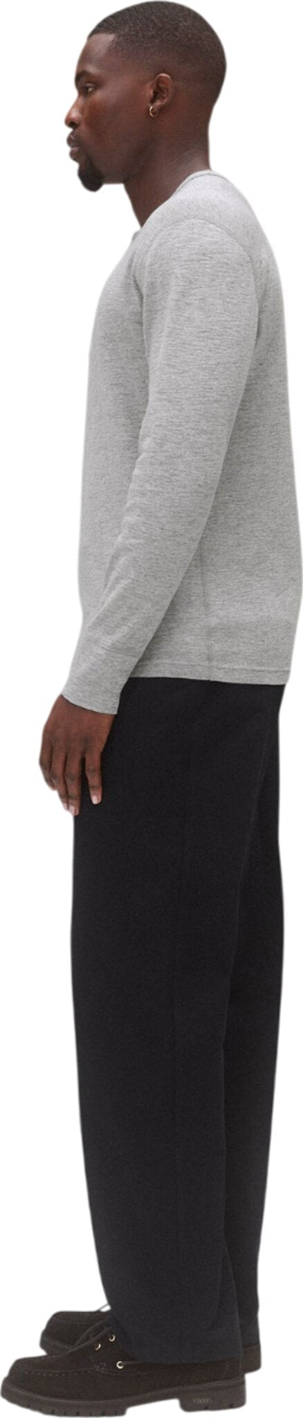 1X1 Slub Slim Henley T-Shirt for Men - Soft Cotton Breathable Casual Tee - Perfect for Everyday Wear, Outings & Layering