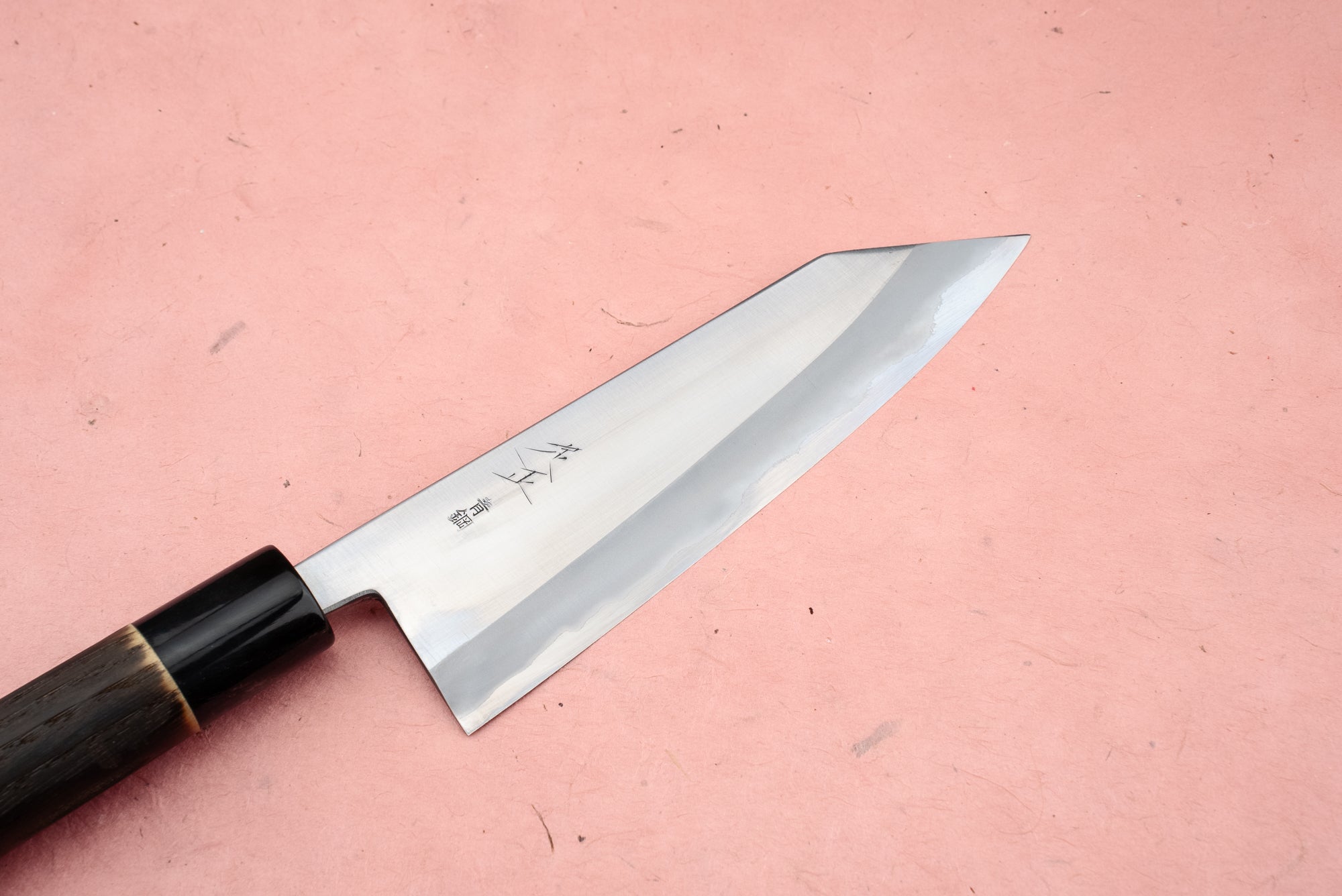 Premium Sadamasa Aogami Stainless Steel Migaki Kiritsuke Santoku Knife 165mm - Japanese Kitchen Knife for Slicing, Dicing & Precision Cutting - Perfect for Chefs & Home Cooks