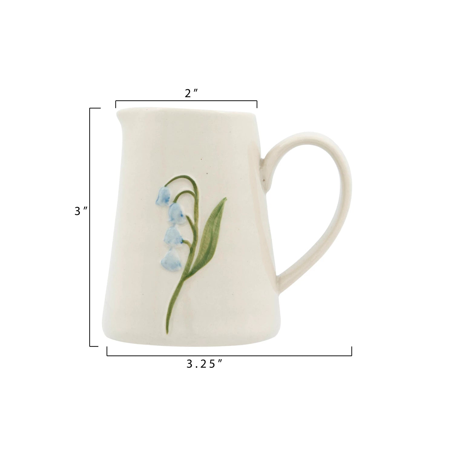 Embossed Mini Creamer Collection - Elegant Ceramic Creamer Set for Coffee & Tea - Perfect for Home, Office, and Restaurant Use