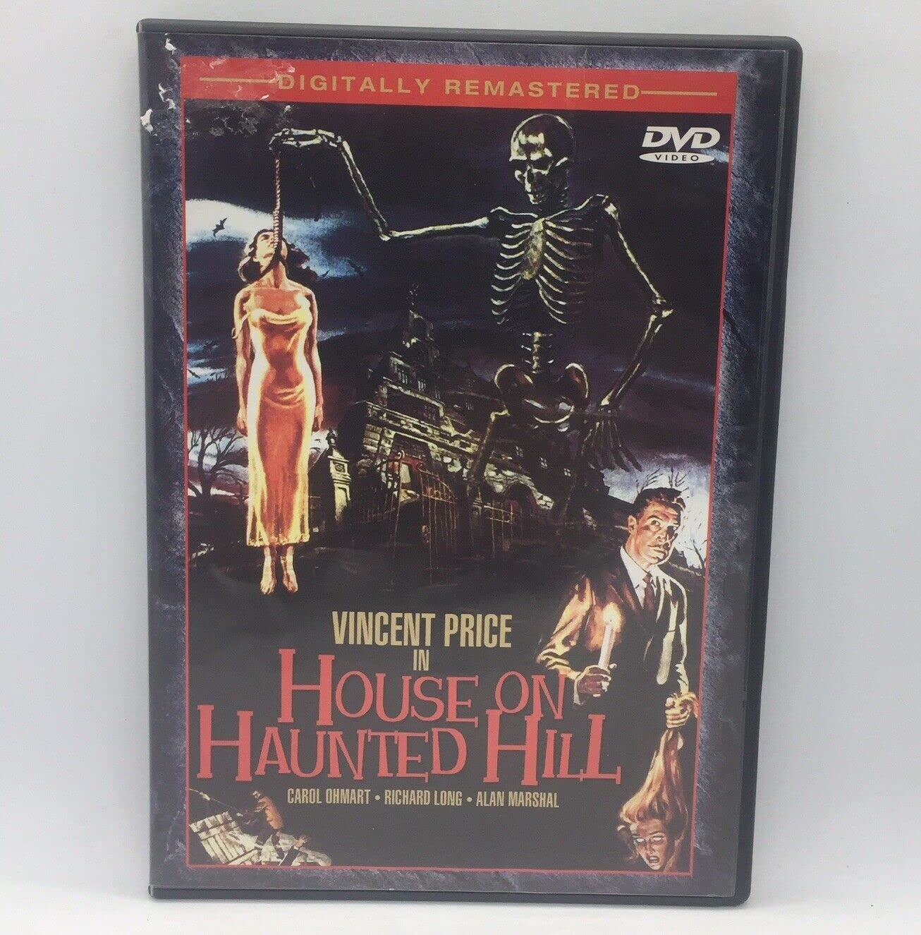 House on Haunted Hill DVD - Classic Horror Movie for Halloween Nights & Scary Movie Marathons
