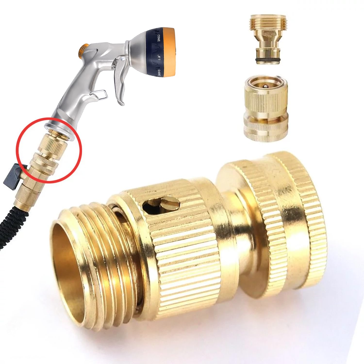 Solid Brass 3/4