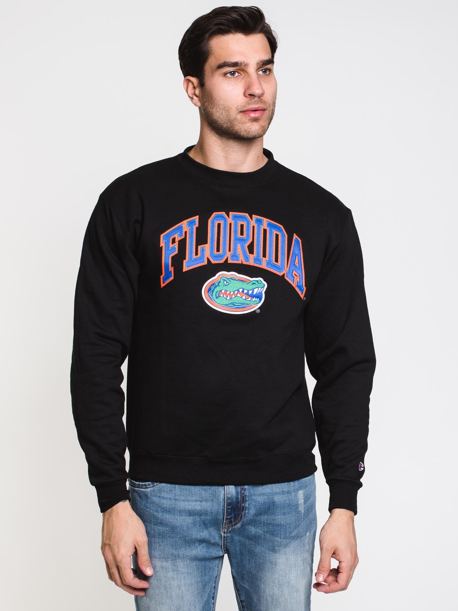 Champion Eco Powerblend Florida University Crewneck Sweater - Soft & Comfortable Pullover for Men & Women - Perfect for College, Casual Wear & Gameday Outfits