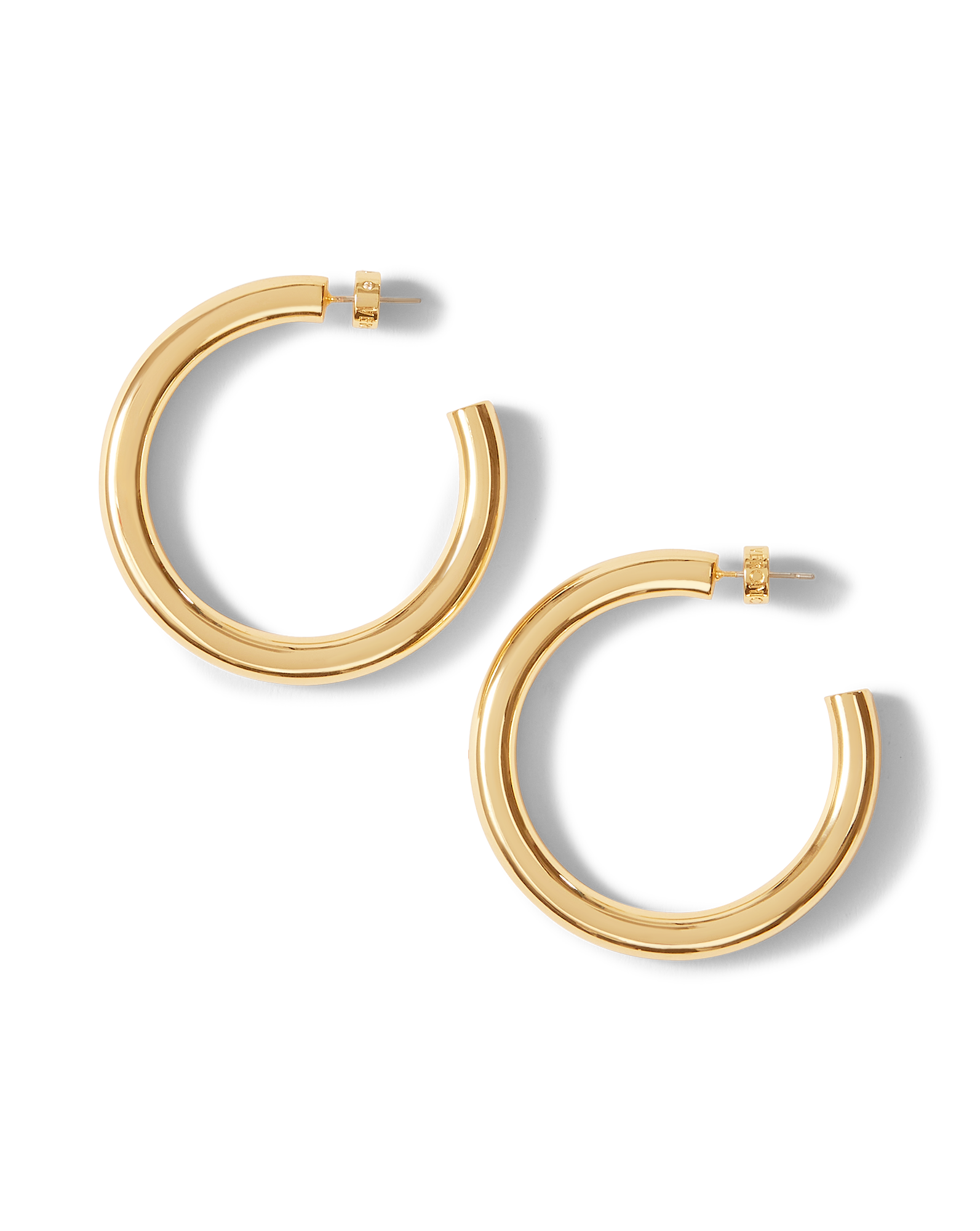 Large Everyday Hoop Earrings for Women - 14K Gold Plated Lightweight Dangle Hoops - Perfect for Work, Date Night & Casual Outfits