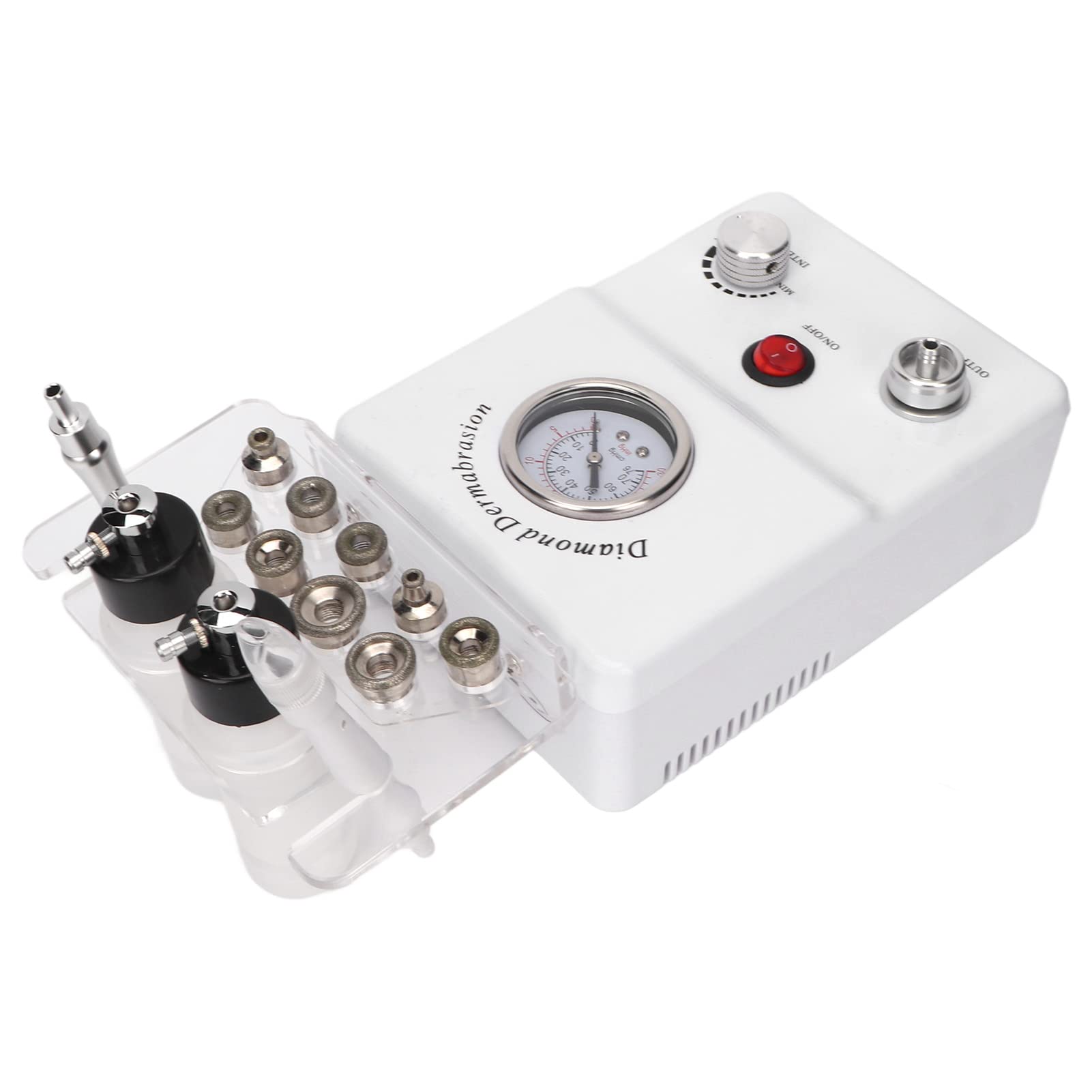 Professional Portable Microdermabrasion Machine for Blackhead Removal & Pore Minimizing - Salon & Home Facial Care (UK Plug) | Perfect for Deep Cleansing, Anti-Aging & Skin Rejuvenation