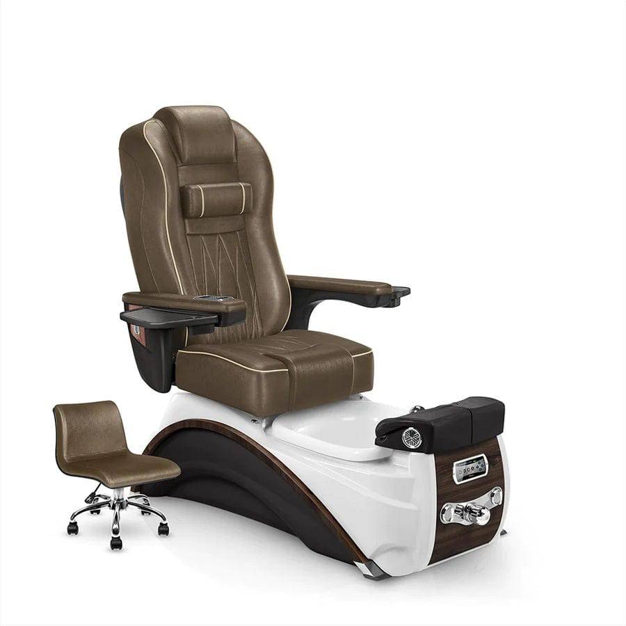 ELITE® Professional Pedicure Spa Chair for Salons & Spas - Comfortable Massage Footrest, Adjustable Height - Perfect for Nail Salons, Pedicure Services & Home Spa Relaxation