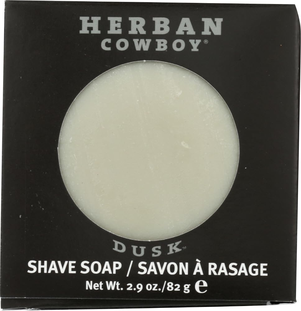 Premium Dusk Shave Soap for Men - Natural & Moisturizing Shaving Cream with Shea Butter & Essential Oils - Perfect for Sensitive Skin & Close Shaves - Ideal for Daily Grooming, Travel & Gift Sets