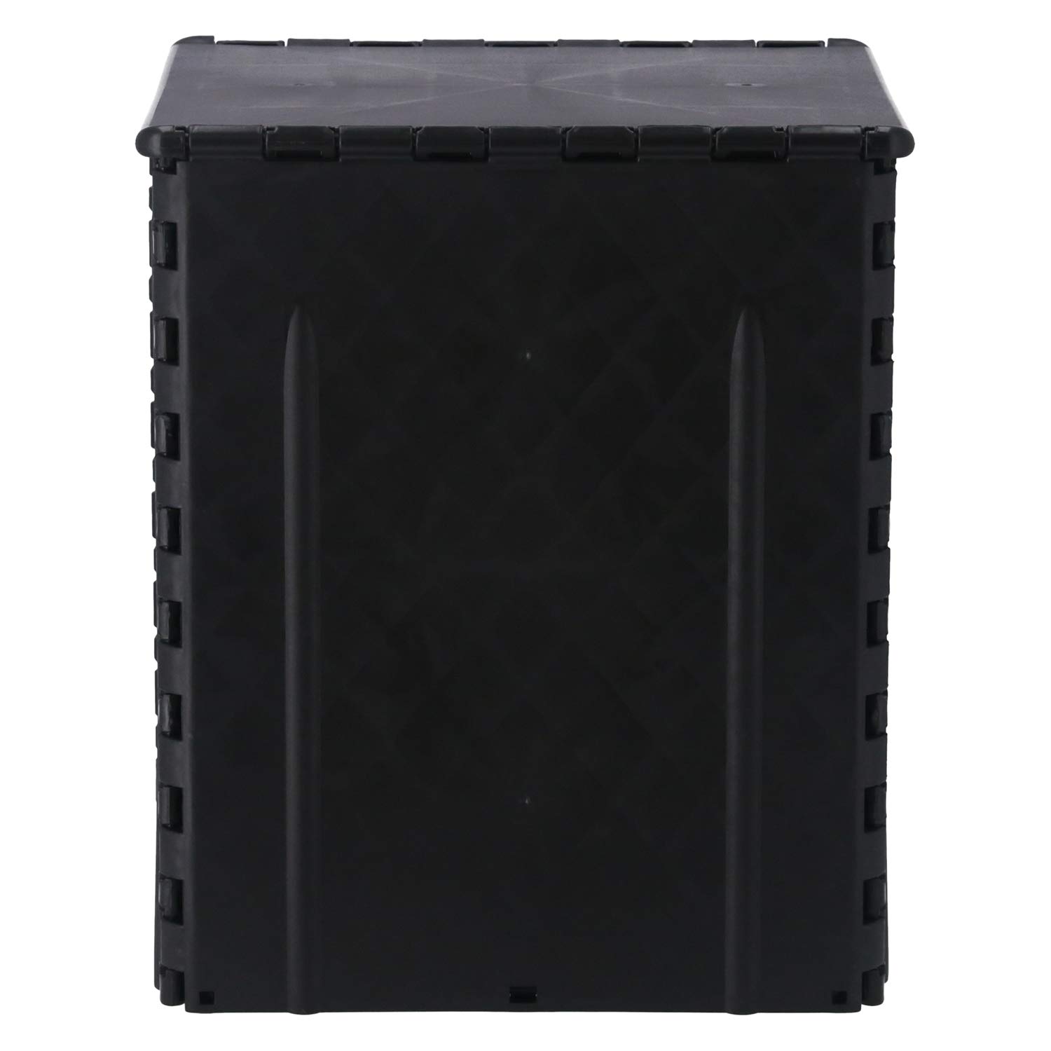 Fuji Boeki 86105 Foldable Storage Box & Camping Trash Can - 12.6 Inch Portable Outdoor Chair with 176.4 lbs Capacity - Perfect for Camping, Picnics, Beach & Backyard Use - Durable Black Design (32cm/80kg)