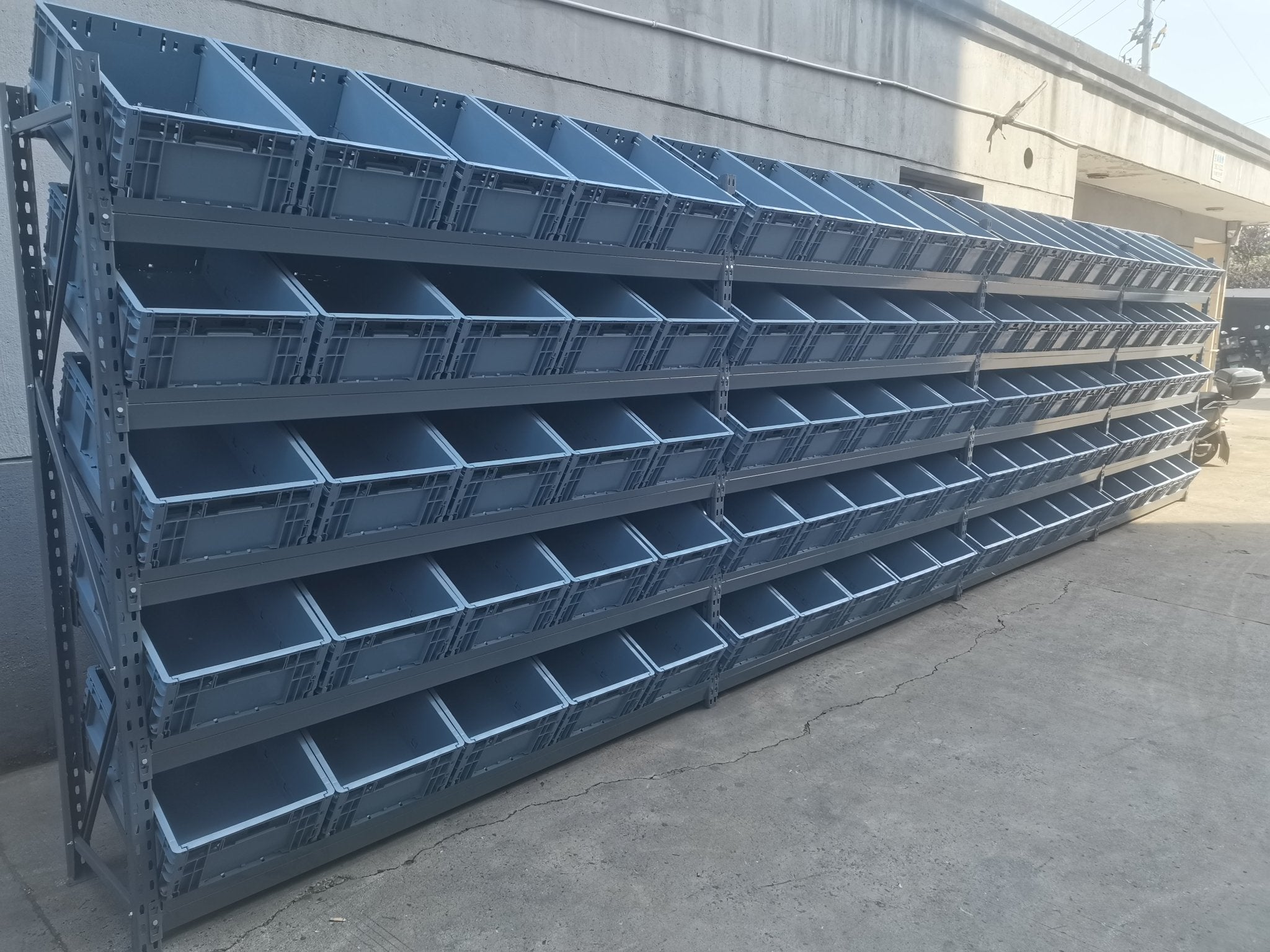 Heavy Duty Industrial Storage Rack 4-Tier 5-Shelf 5000 lbs Capacity - Garage Workshop Warehouse Organization for Tools Equipment Storage (Model SR81050)